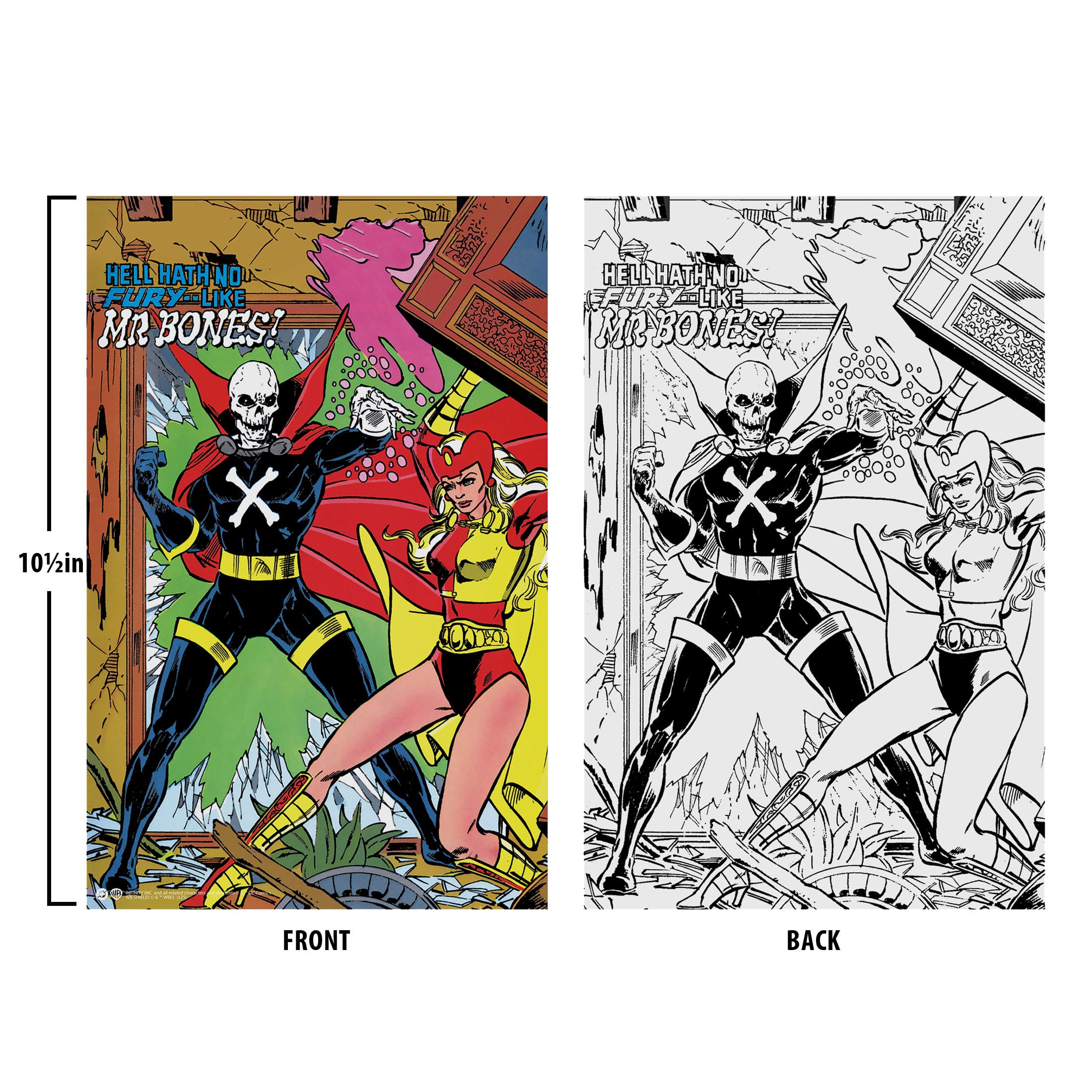 DC Direct: Mr.Bones (Infinity Inc #16) with Lithograph (Gold Label)-Actionfiguren-McFarlane Toys-Mighty Underground