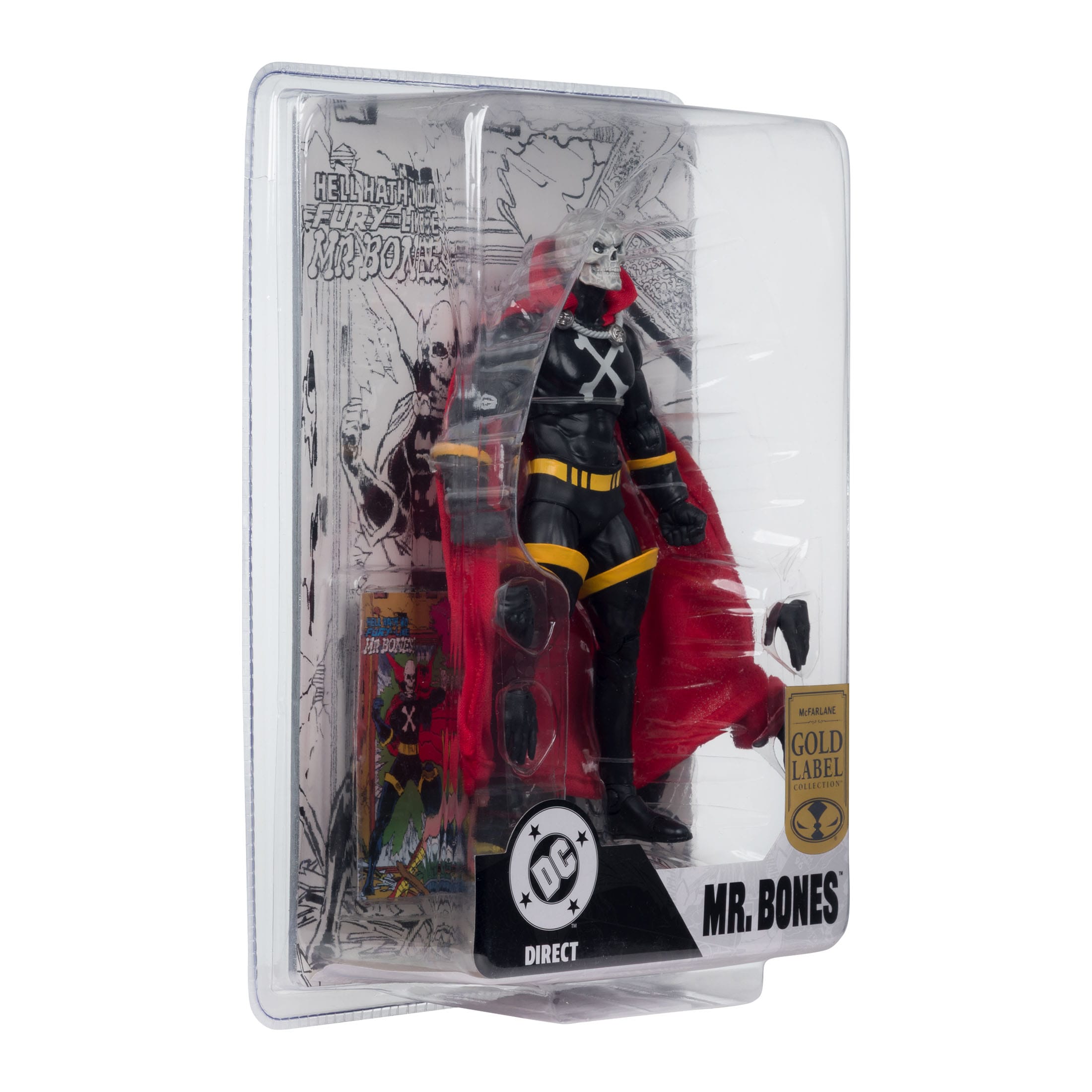 DC Direct: Mr.Bones (Infinity Inc #16) with Lithograph (Gold Label)-Actionfiguren-McFarlane Toys-Mighty Underground
