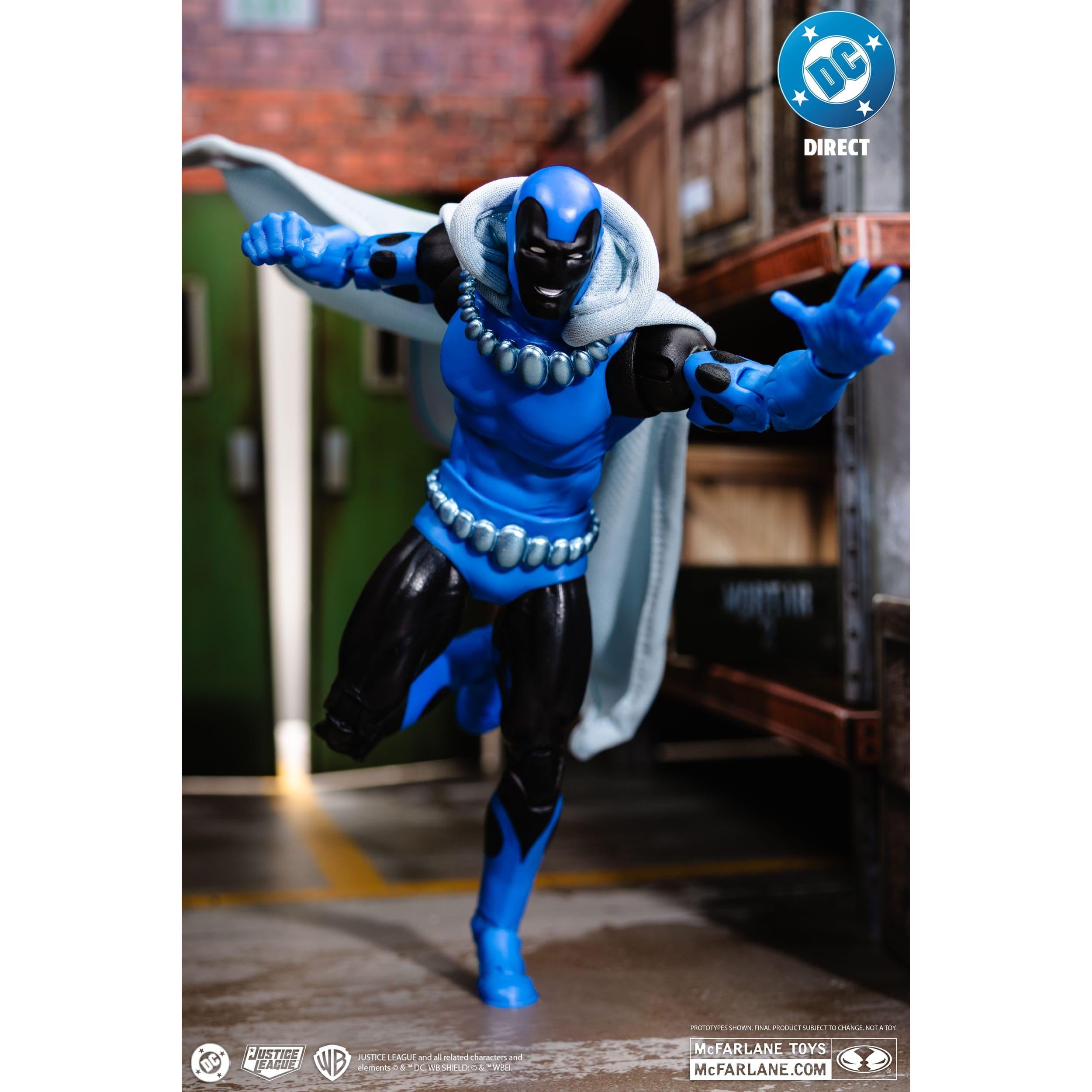 DC Direct: Obsidian (Infinity Inc #16) with Lithograph (Gold Label)-Actionfiguren-McFarlane Toys-Mighty Underground