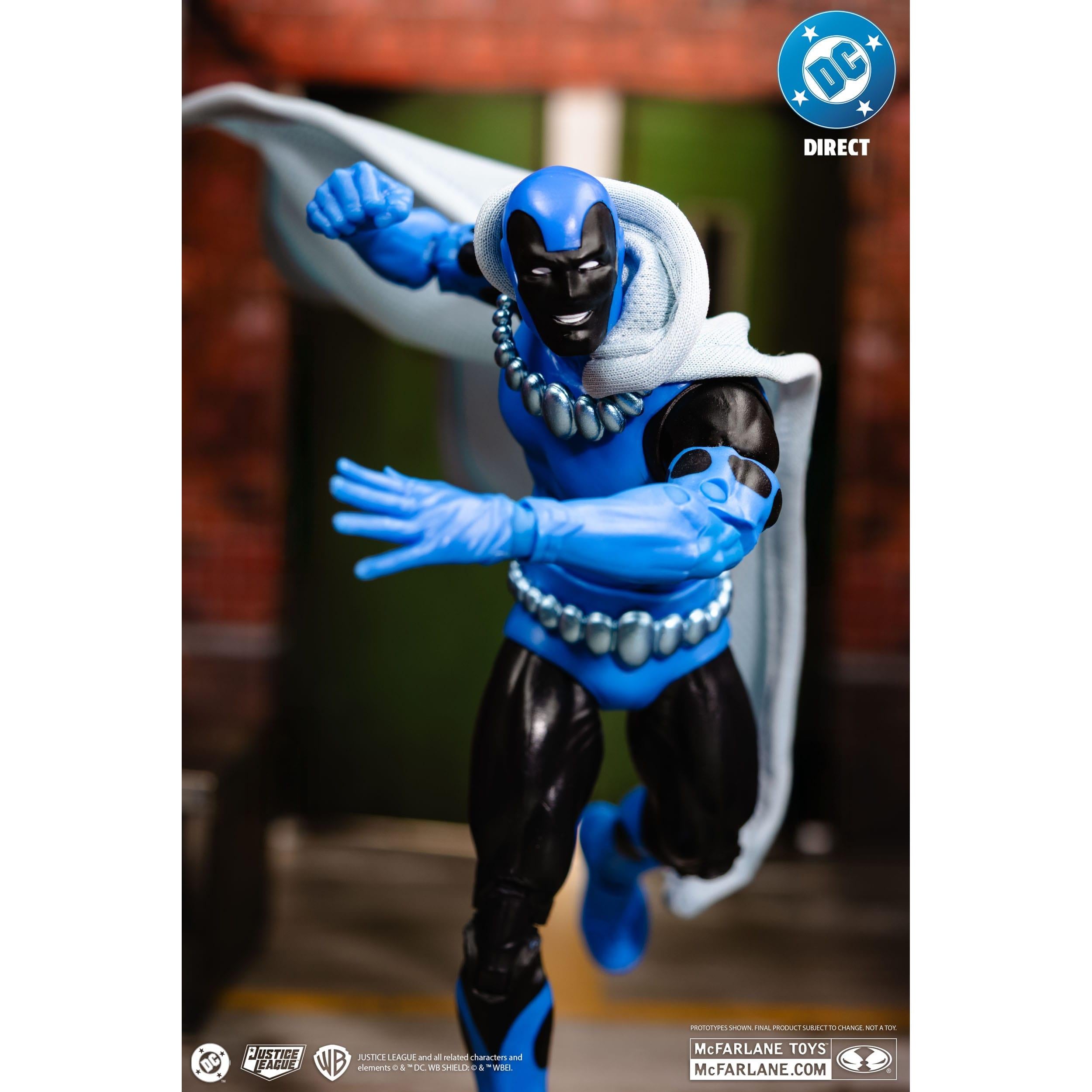 DC Direct: Obsidian (Infinity Inc #16) with Lithograph (Gold Label)-Actionfiguren-McFarlane Toys-Mighty Underground