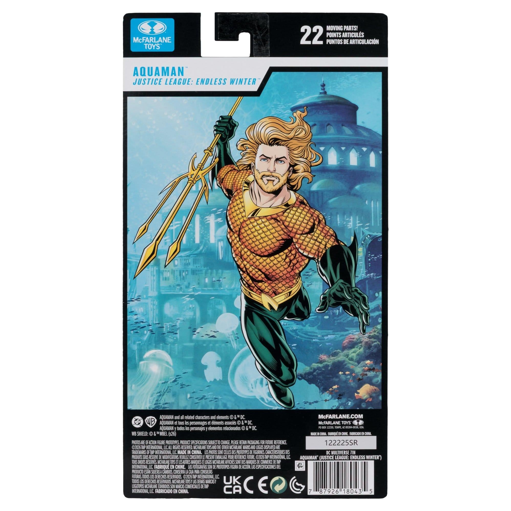 DC Multiverse: Aquaman (JL: Endless Winter) (Blister Card)-Actionfiguren-McFarlane Toys-Mighty Underground