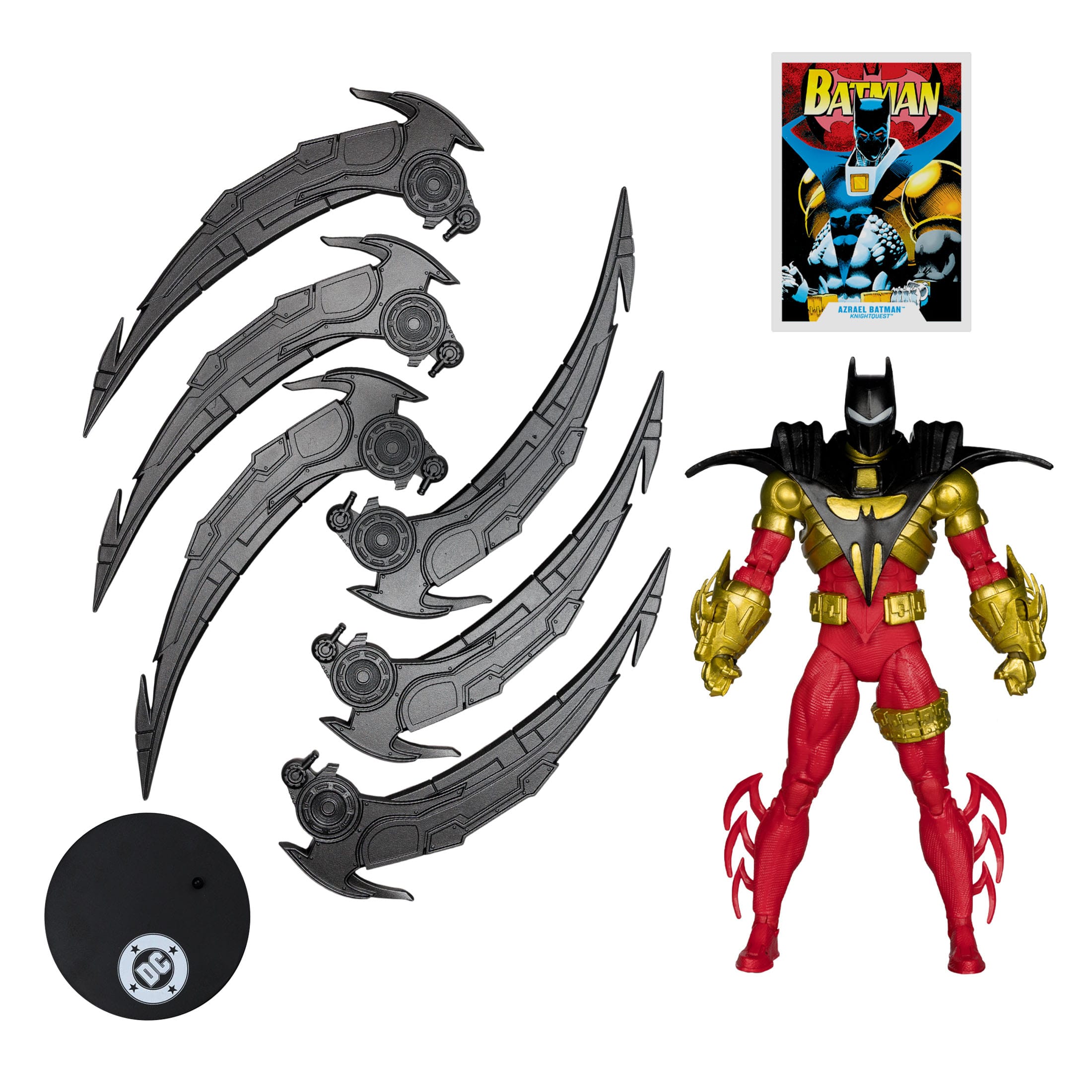DC Multiverse: Azrael Batman (Knightquest)-Actionfiguren-McFarlane Toys-Mighty Underground
