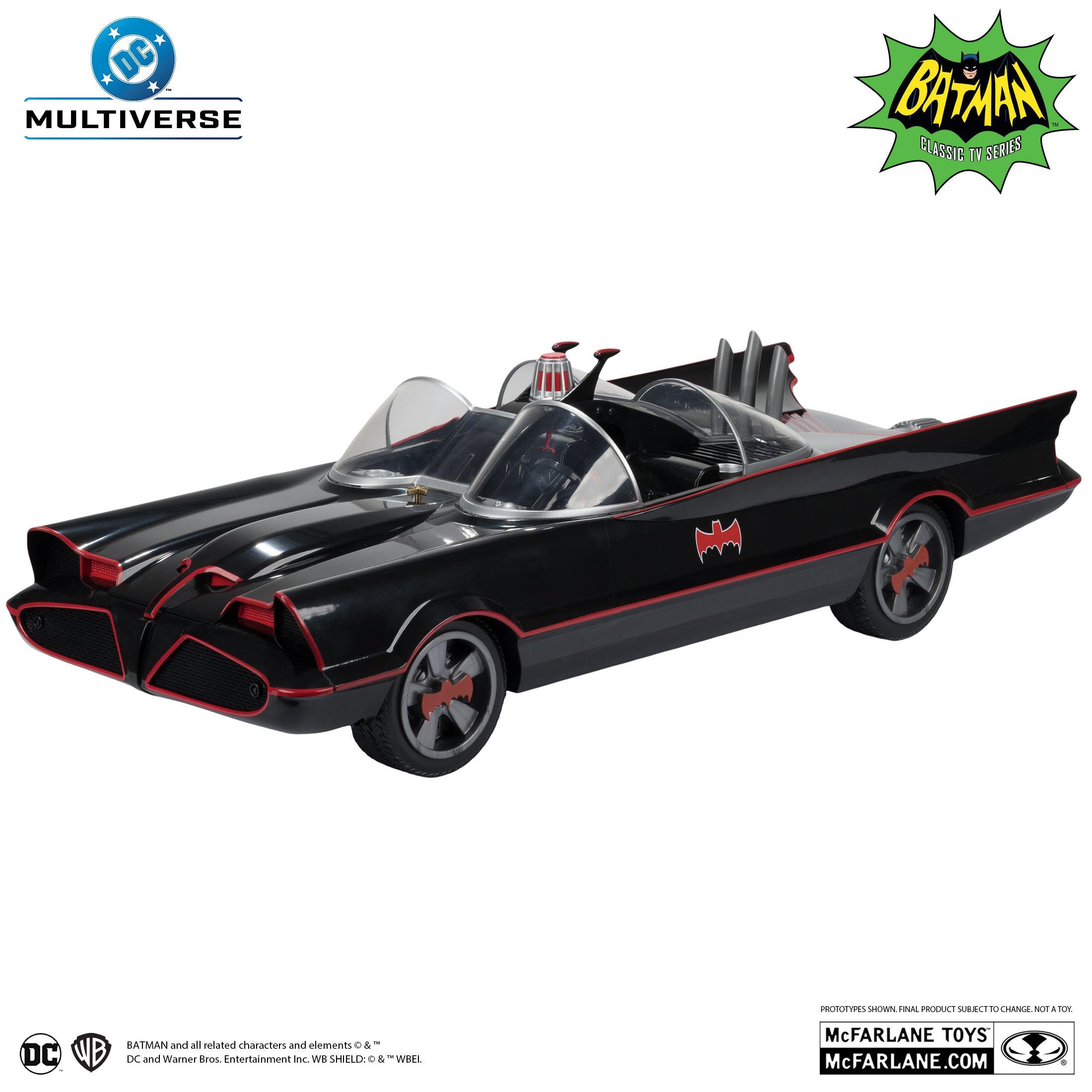 DC Multiverse: Batman - Batmobile (1966 Classic TV Series)-Actionfiguren-McFarlane Toys-Mighty Underground