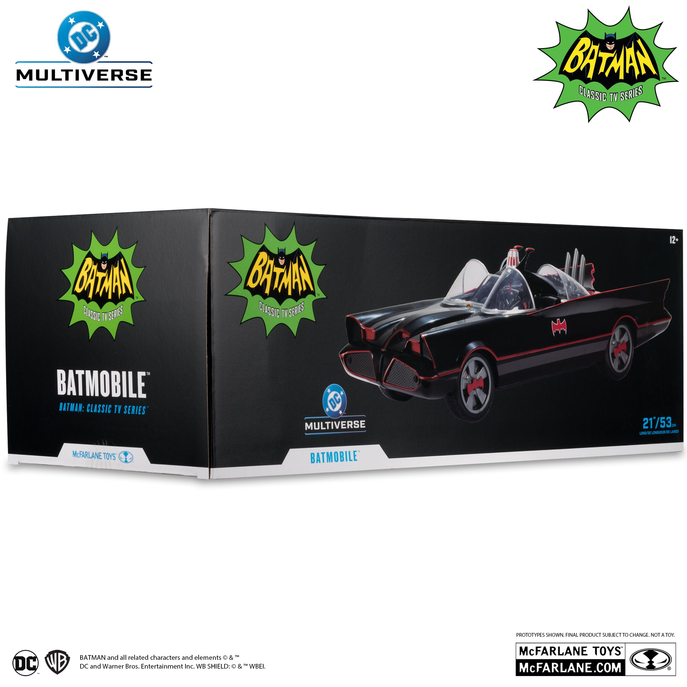 DC Multiverse: Batman - Batmobile (1966 Classic TV Series)-Actionfiguren-McFarlane Toys-Mighty Underground