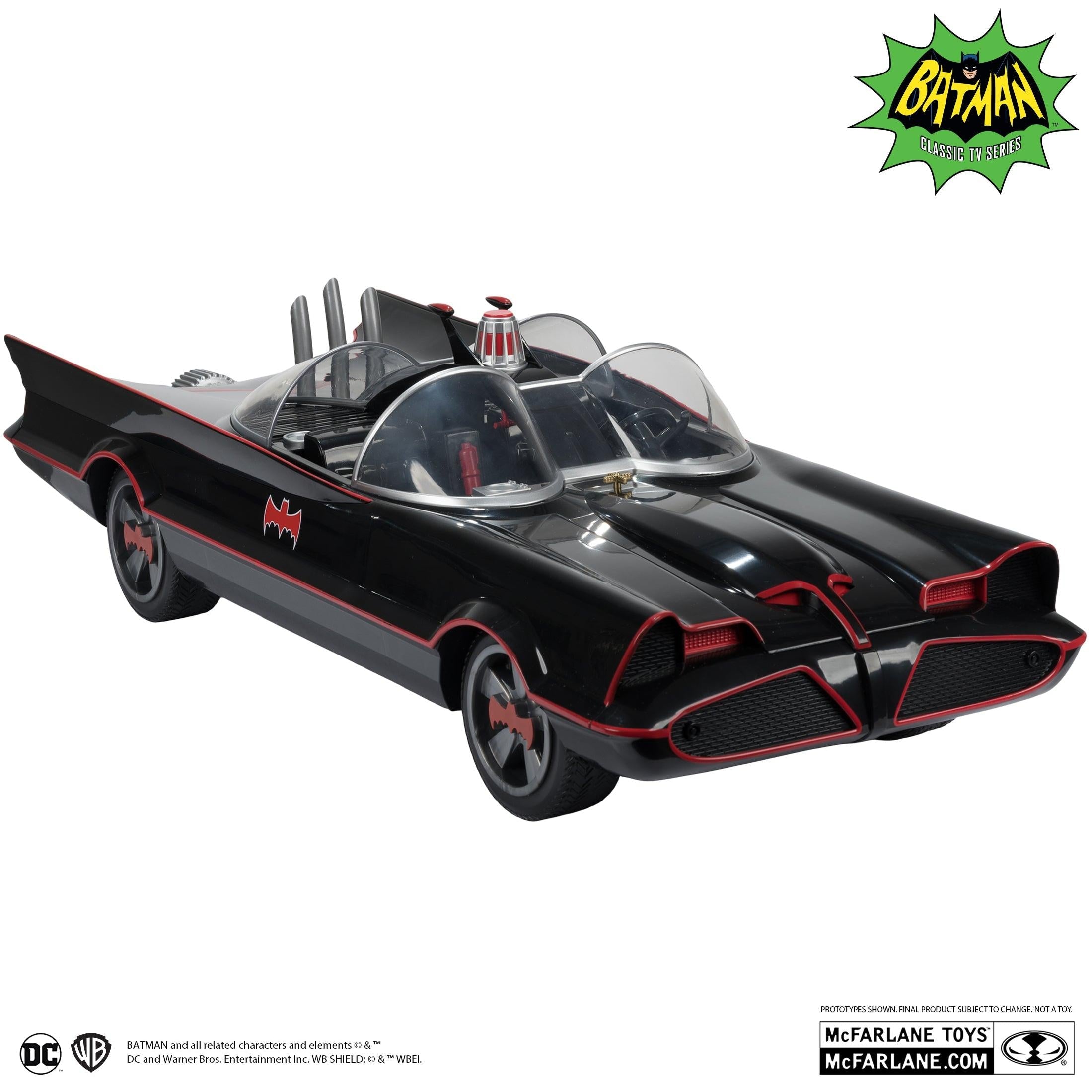 DC Multiverse: Batman - Batmobile (1966 Classic TV Series)-Actionfiguren-McFarlane Toys-Mighty Underground