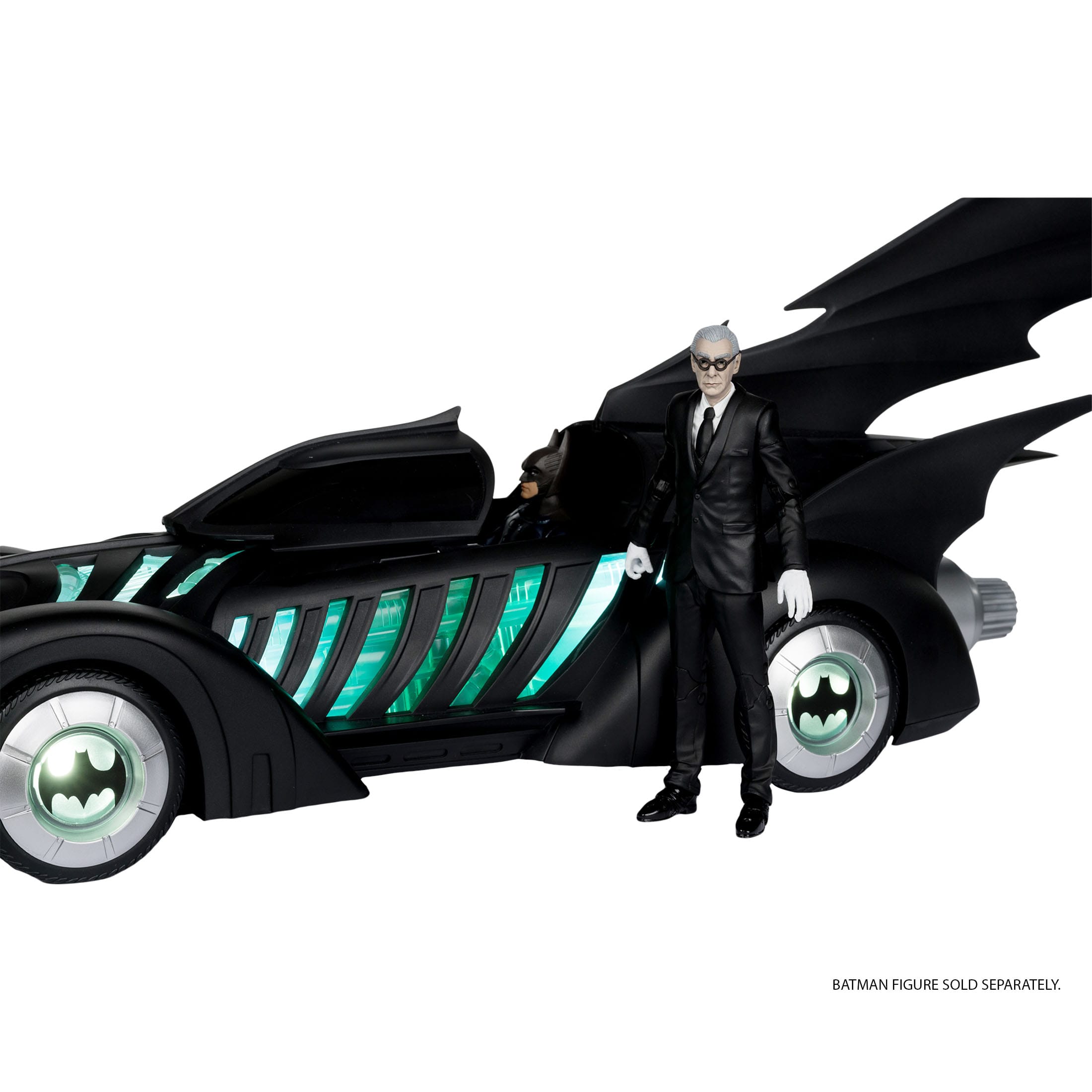 DC Multiverse: Batman Forever Alfred Pennyworth & Batmobile (Gold Label)-Actionfiguren-McFarlane Toys-Mighty Underground