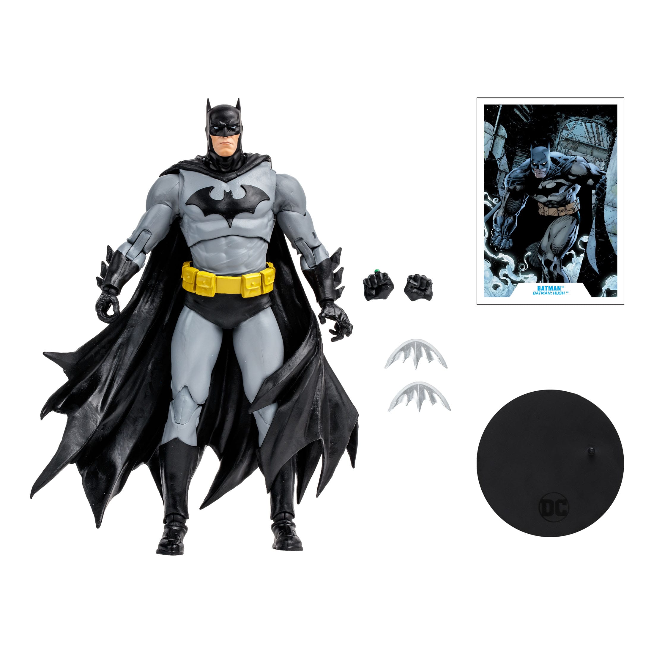 DC Multiverse: Batman (Hush, Black/Grey Variant)-Actionfiguren-McFarlane Toys-Mighty Underground