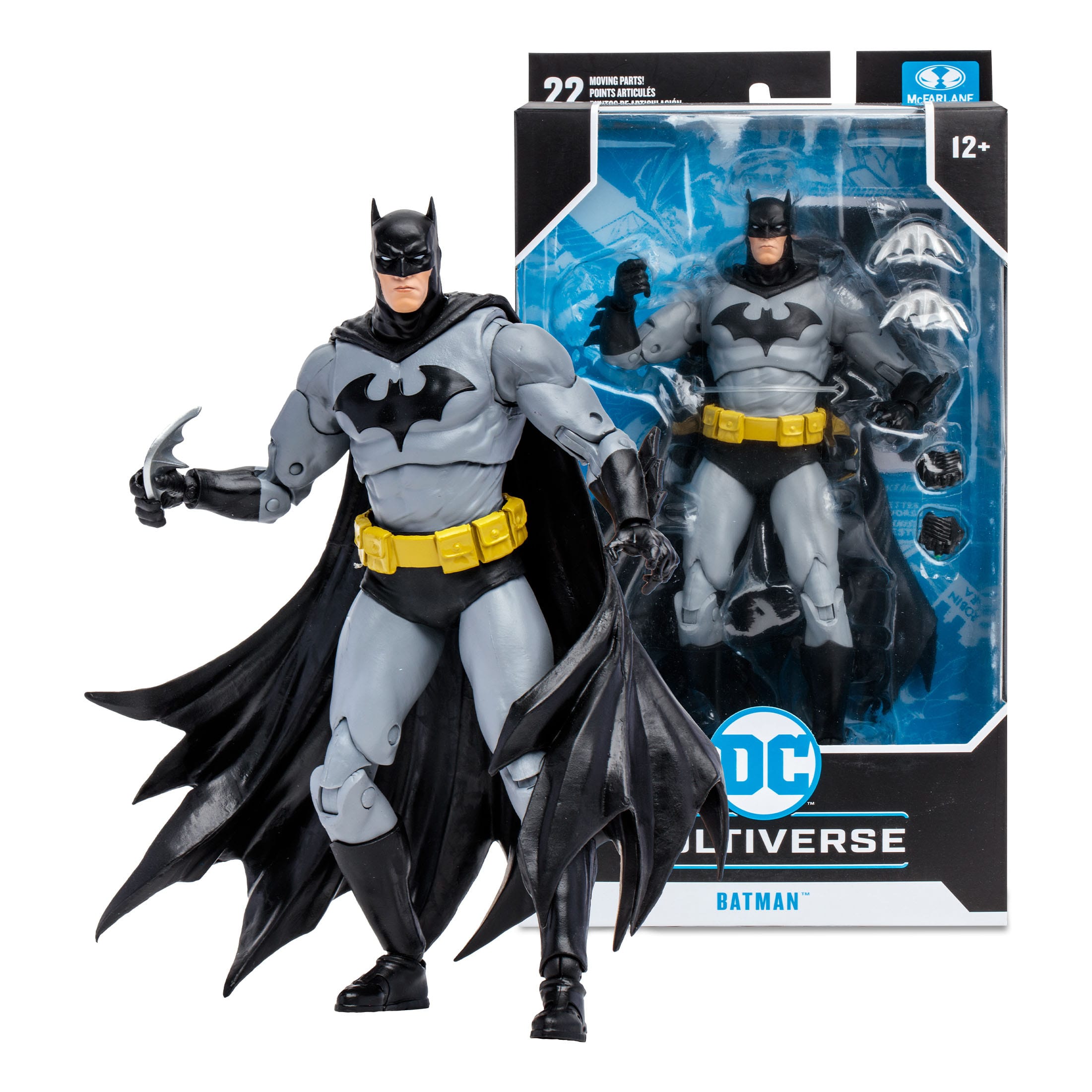 DC Multiverse: Batman (Hush, Black/Grey Variant)-Actionfiguren-McFarlane Toys-Mighty Underground