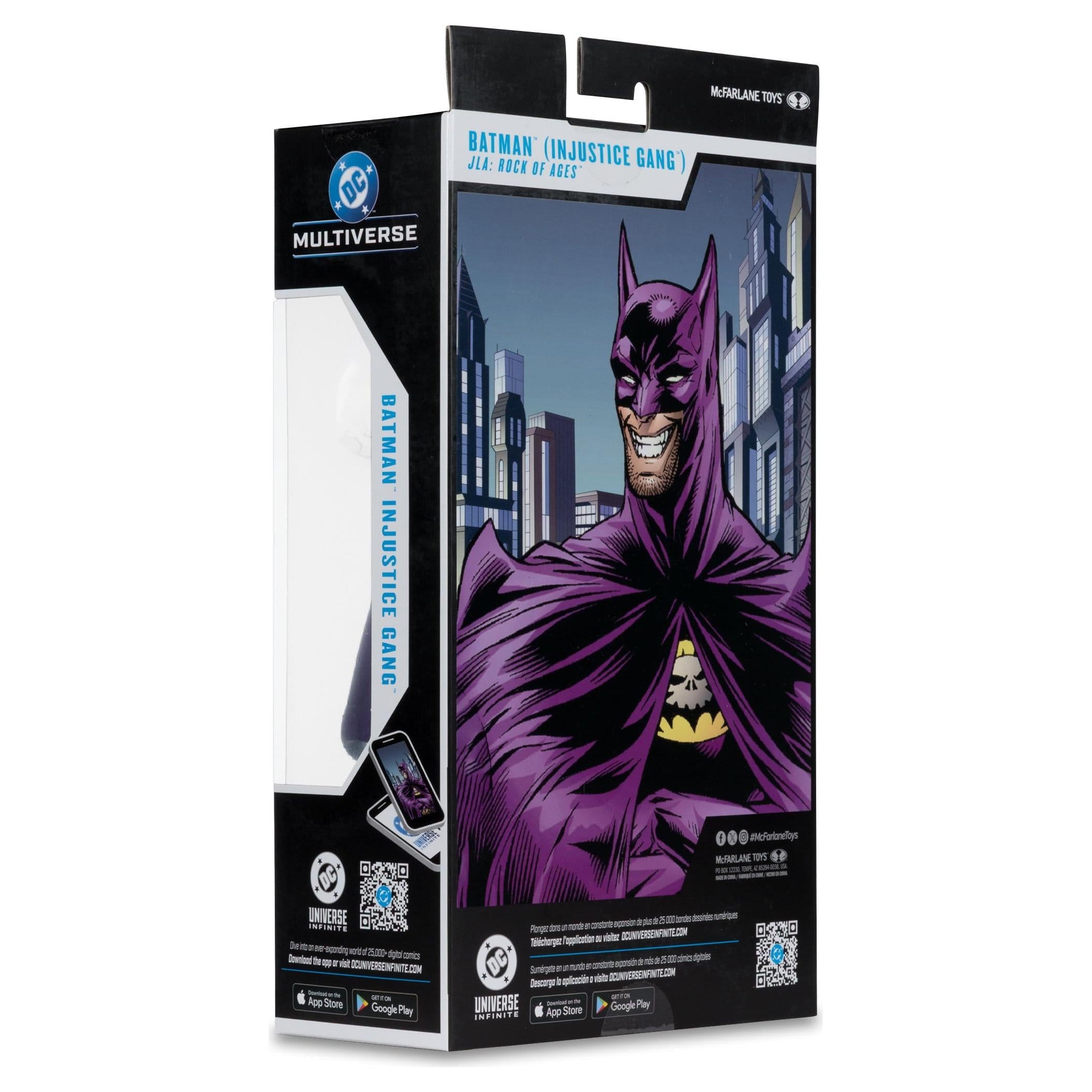 DC Multiverse: Batman (Injustice Gang) (JLA: Rock of Ages) (Red Platinum Edtion)-Actionfiguren-McFarlane Toys-Mighty Underground