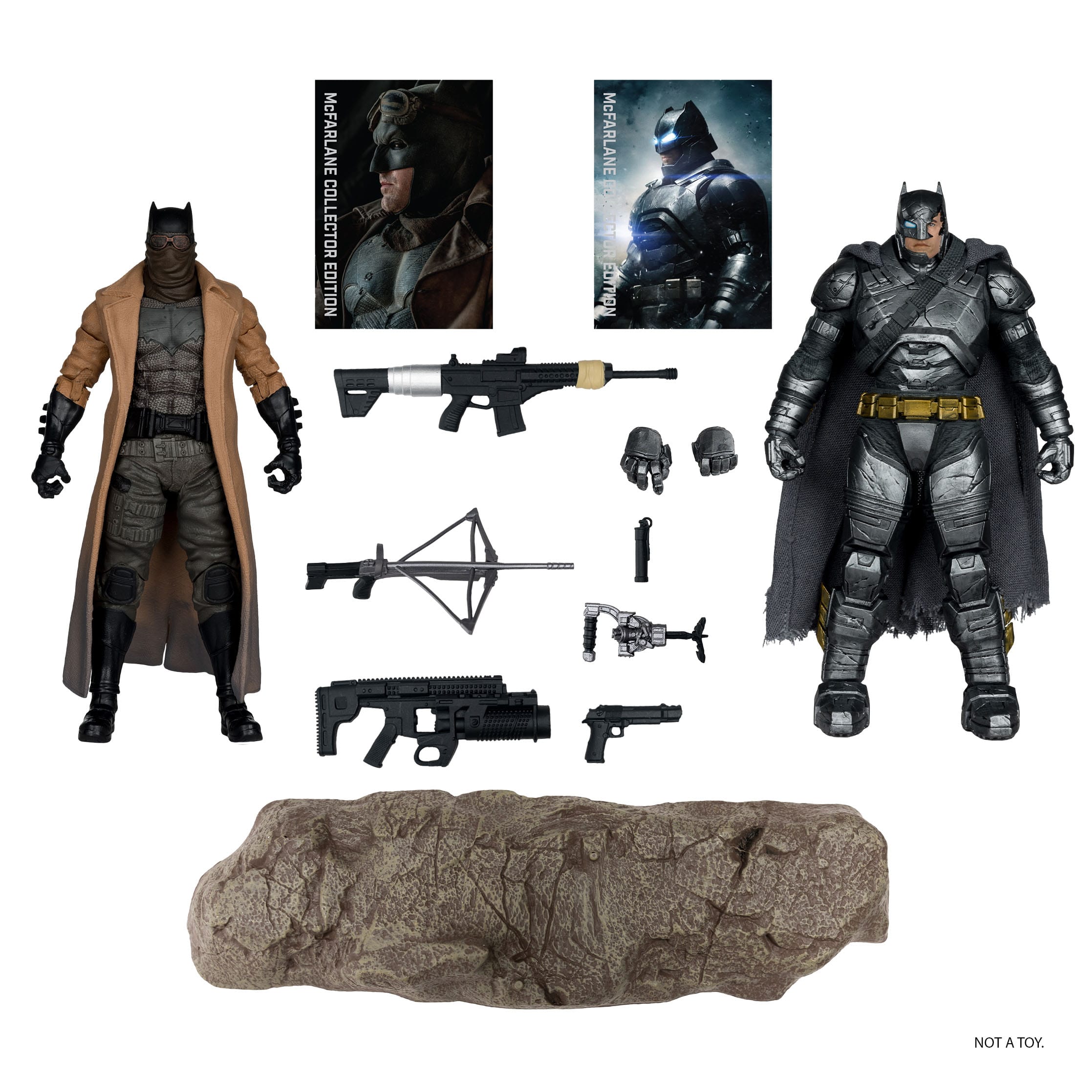DC Multiverse: Batman (Knightmare) & Batman (Armor Suit) (BvS: Dawn of Justice) - 2-Pack-Actionfiguren-McFarlane Toys-Mighty Underground