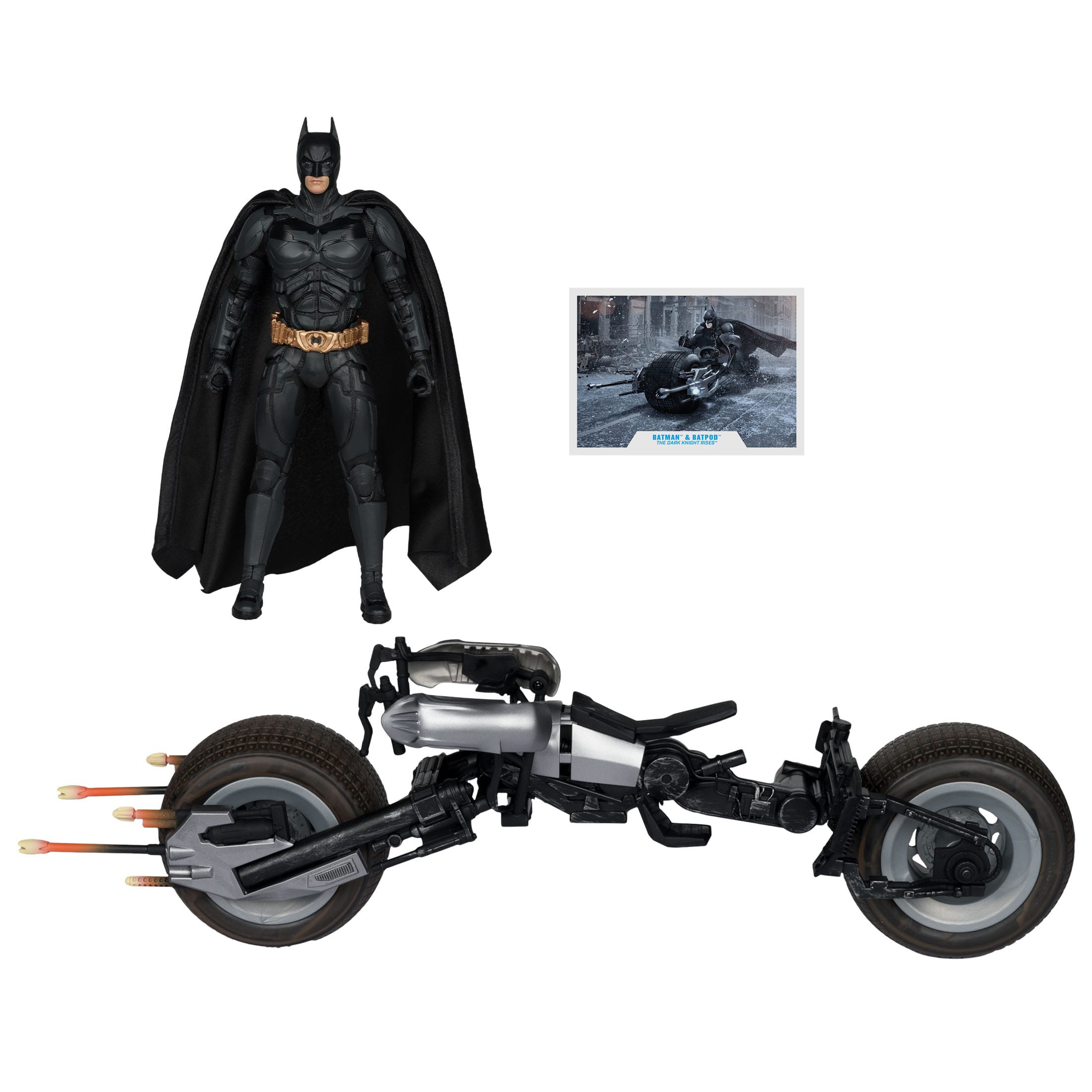 DC Multiverse: Batman & The Batpod (The Dark Knight Rises)-Actionfiguren-McFarlane Toys-Mighty Underground