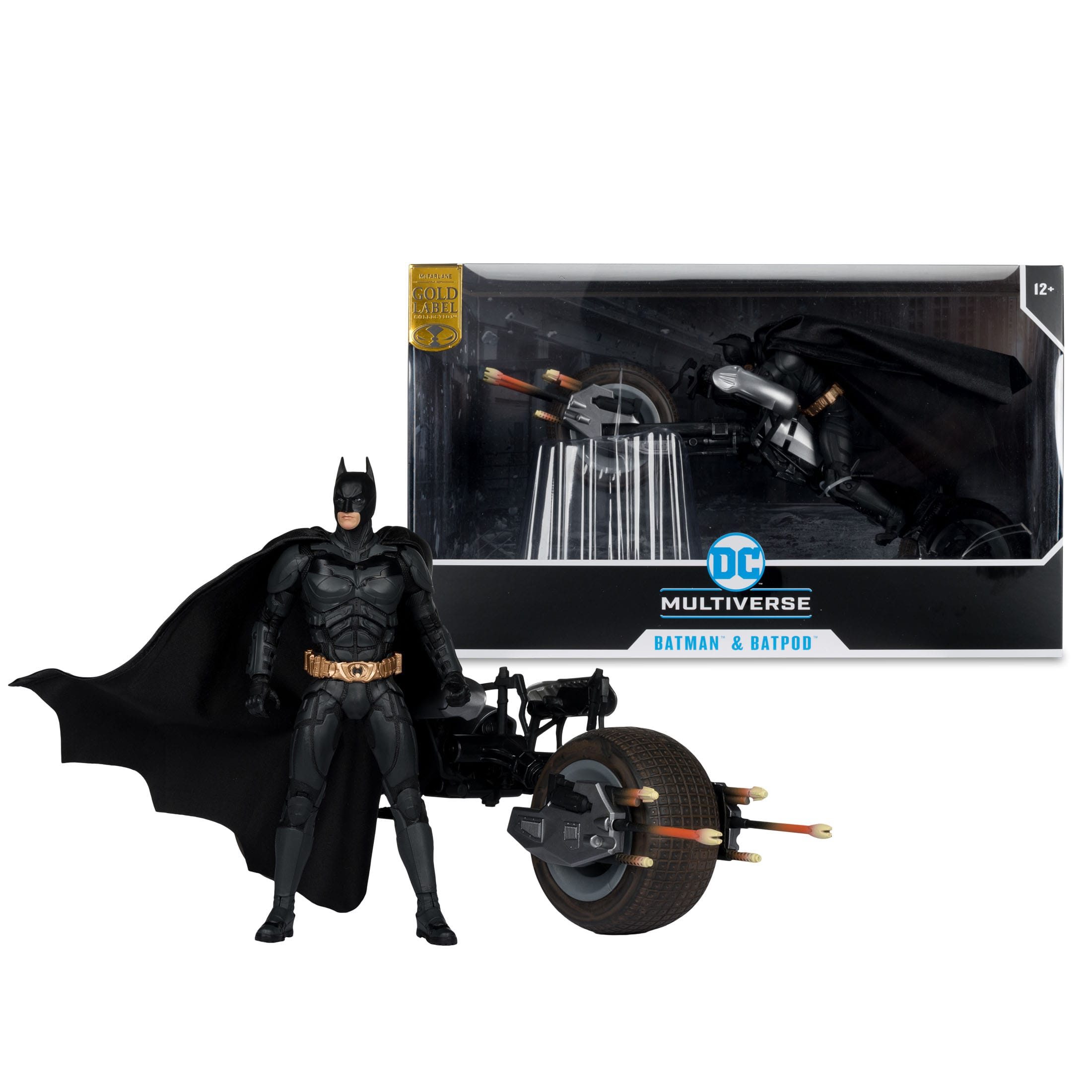 DC Multiverse: Batman & The Batpod (The Dark Knight Rises)-Actionfiguren-McFarlane Toys-Mighty Underground