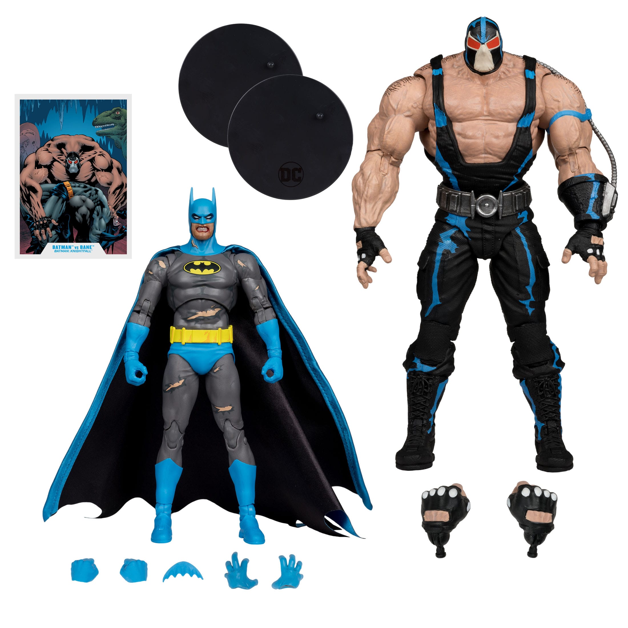 DC Multiverse: Batman vs Bane (Knightfall) 2-Pack-Actionfiguren-McFarlane Toys-Mighty Underground