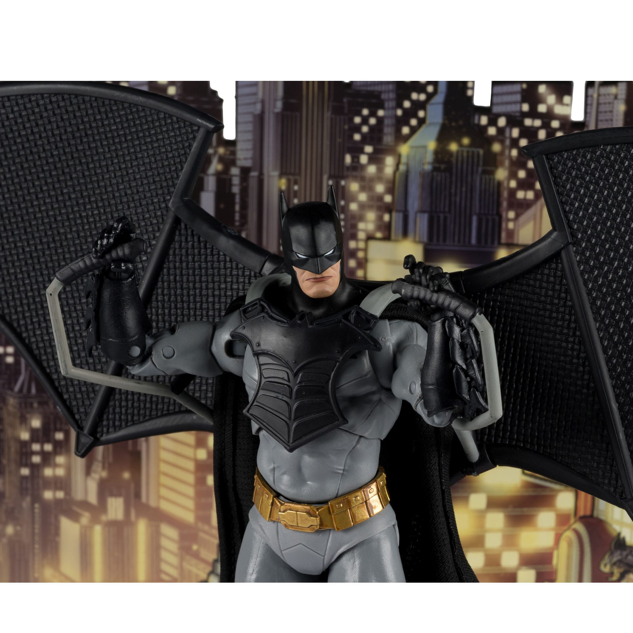 DC Multiverse: Batman with Bat-Glider (The Thirteenth Hour, Gold Label)-Actionfiguren-McFarlane Toys-Mighty Underground