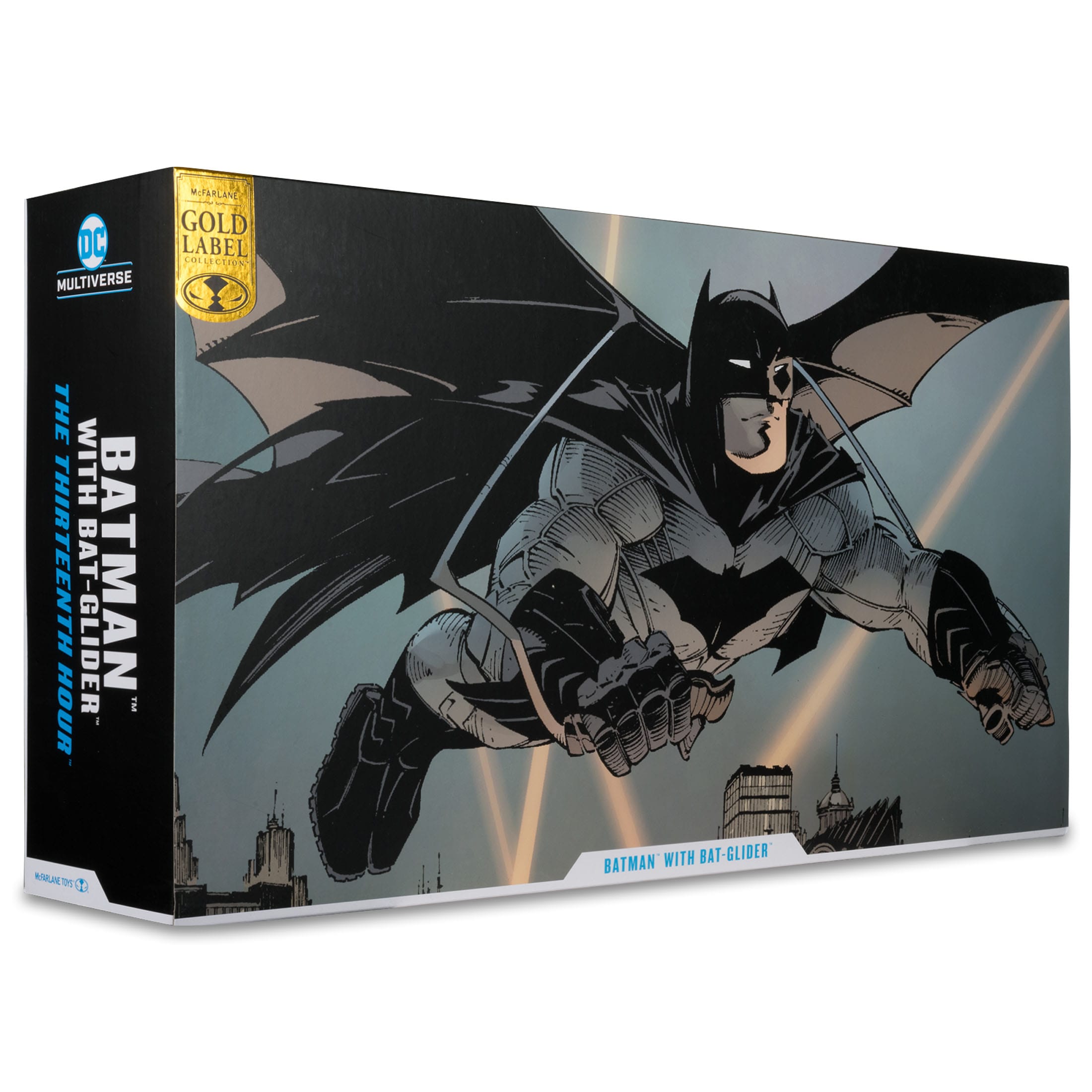 DC Multiverse: Batman with Bat-Glider (The Thirteenth Hour, Gold Label)-Actionfiguren-McFarlane Toys-Mighty Underground