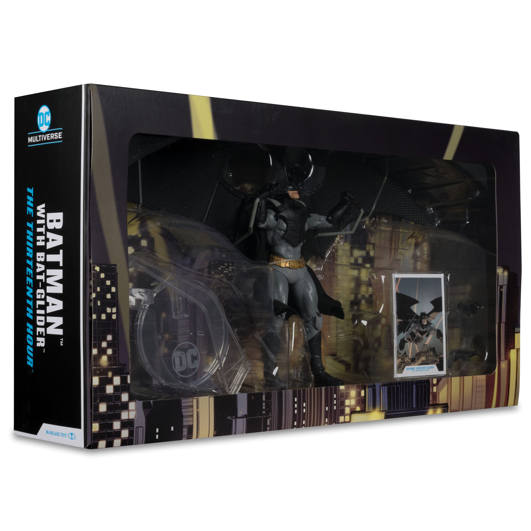 DC Multiverse: Batman with Bat-Glider (The Thirteenth Hour, Gold Label)-Actionfiguren-McFarlane Toys-Mighty Underground