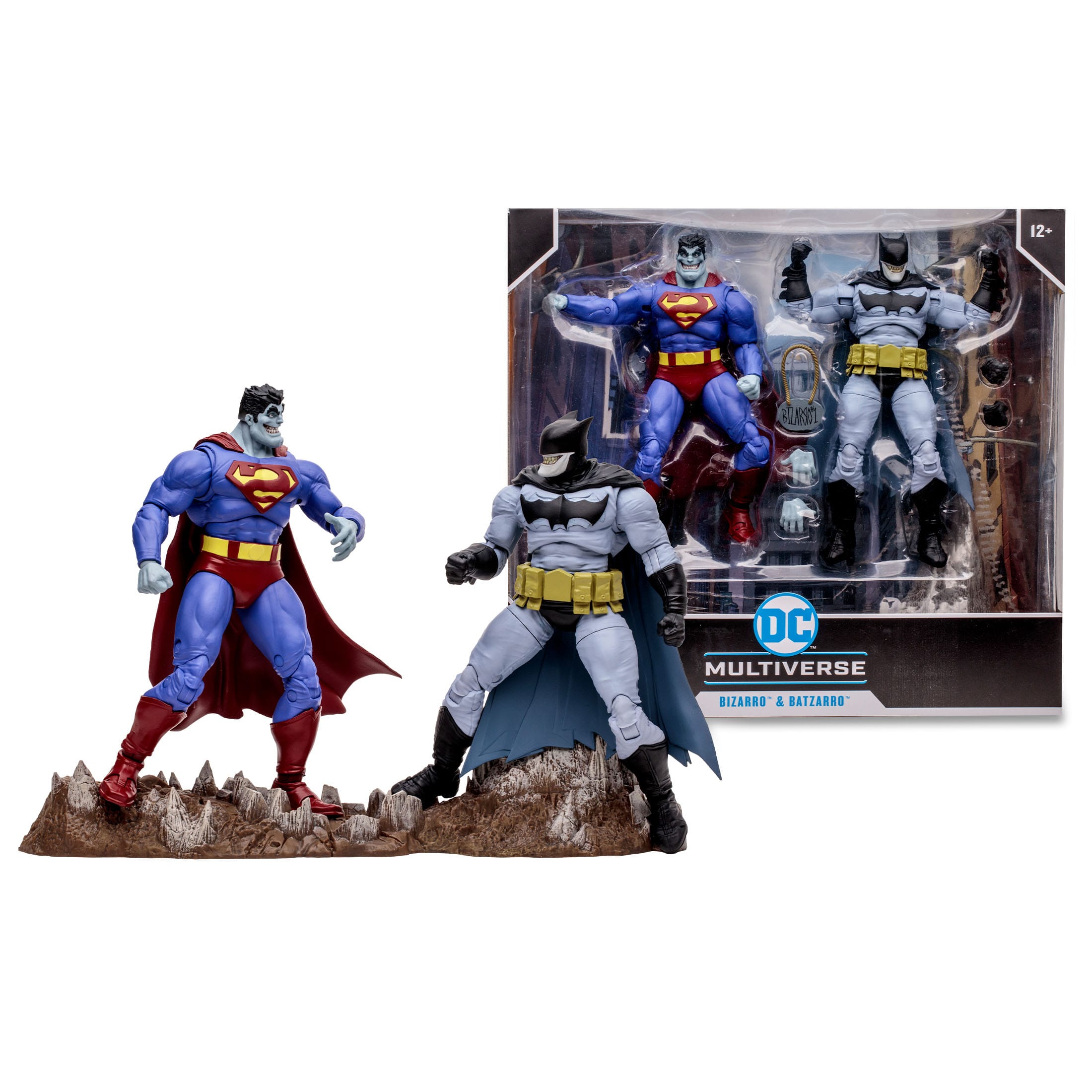 DC Multiverse: Bizarro & Batzarro 2-Pack-Actionfiguren-McFarlane Toys-Mighty Underground