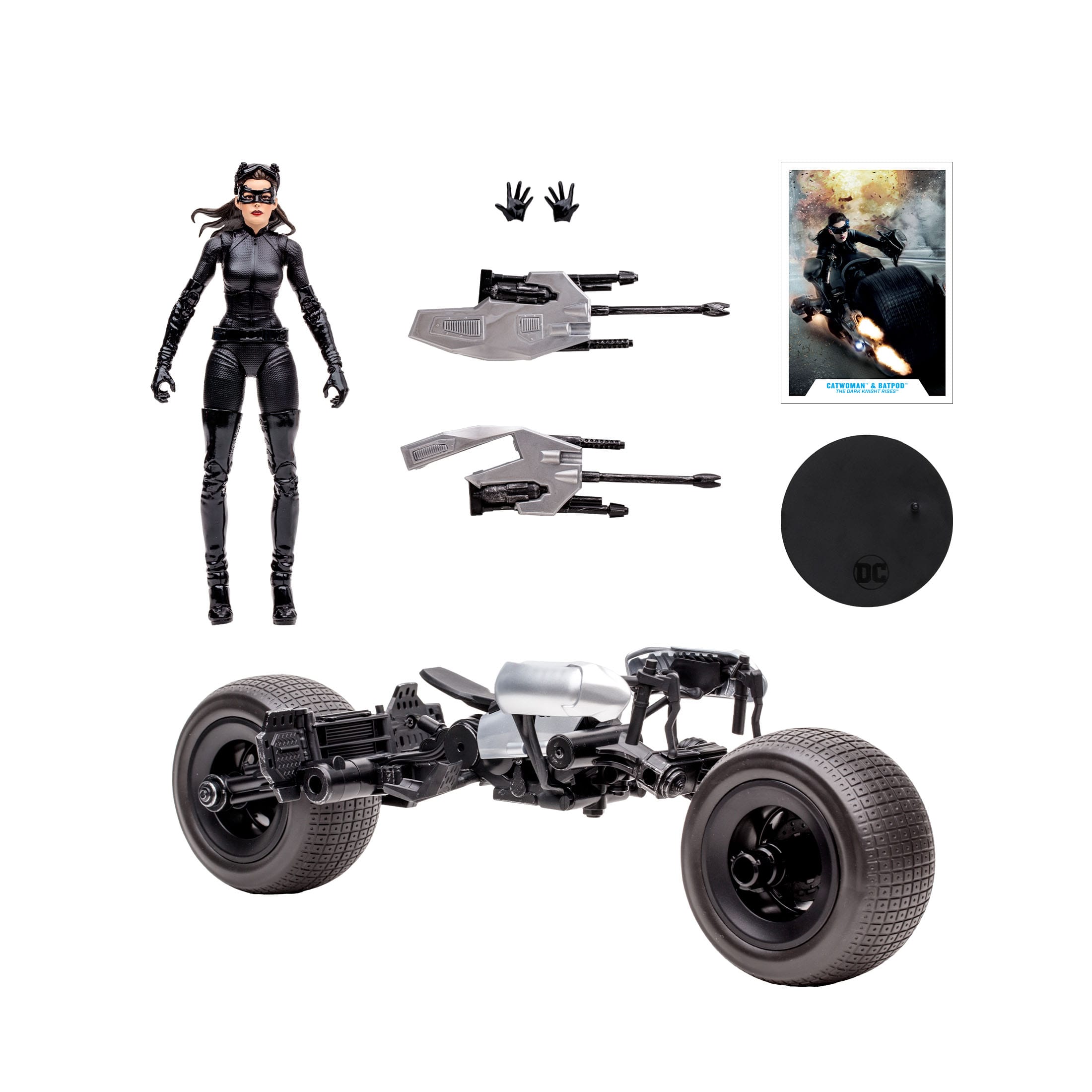 DC Multiverse: Catwoman and Batpod (The Dark Knight Rises)-Actionfiguren-McFarlane Toys-Mighty Underground