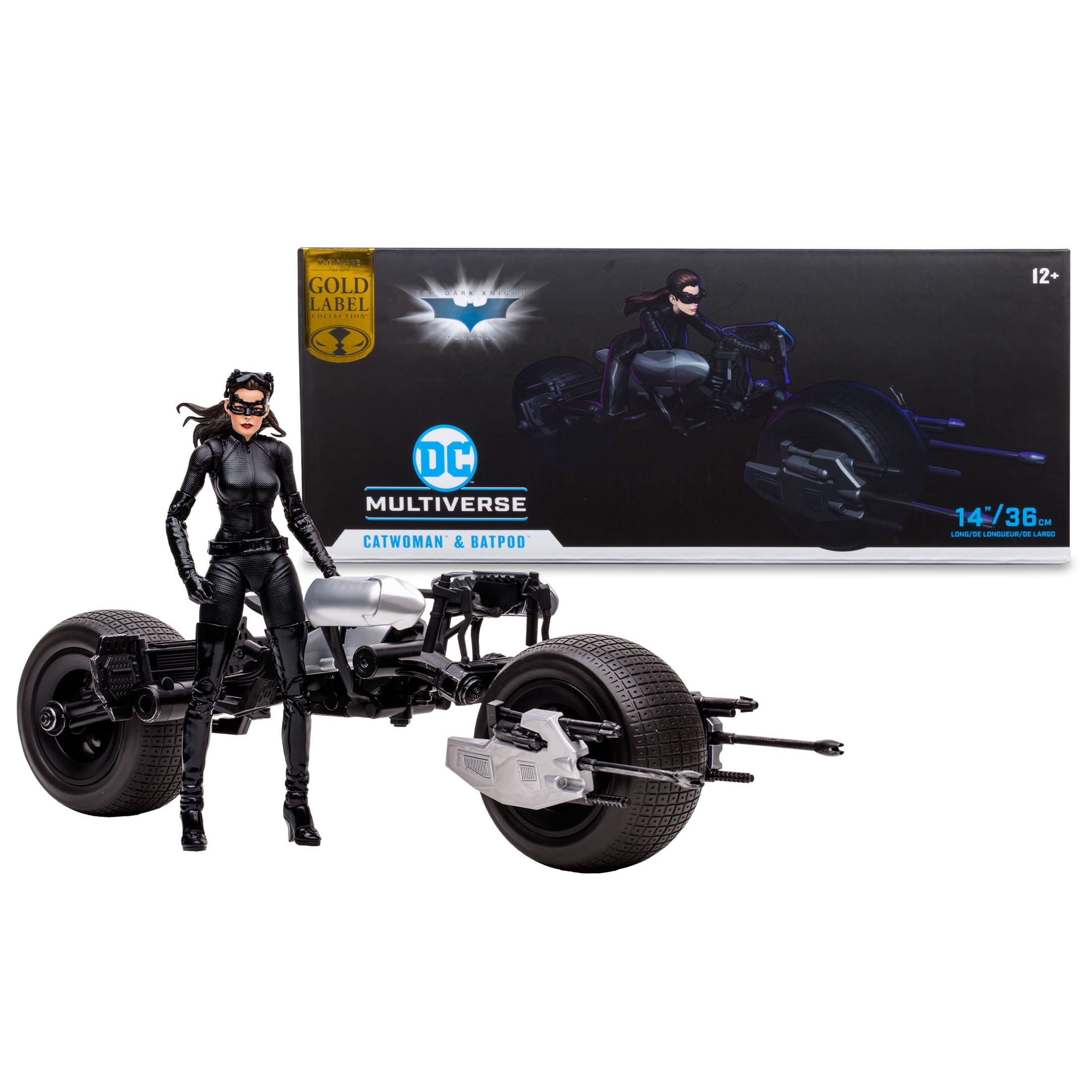 DC Multiverse: Catwoman and Batpod (The Dark Knight Rises)-Actionfiguren-McFarlane Toys-Mighty Underground