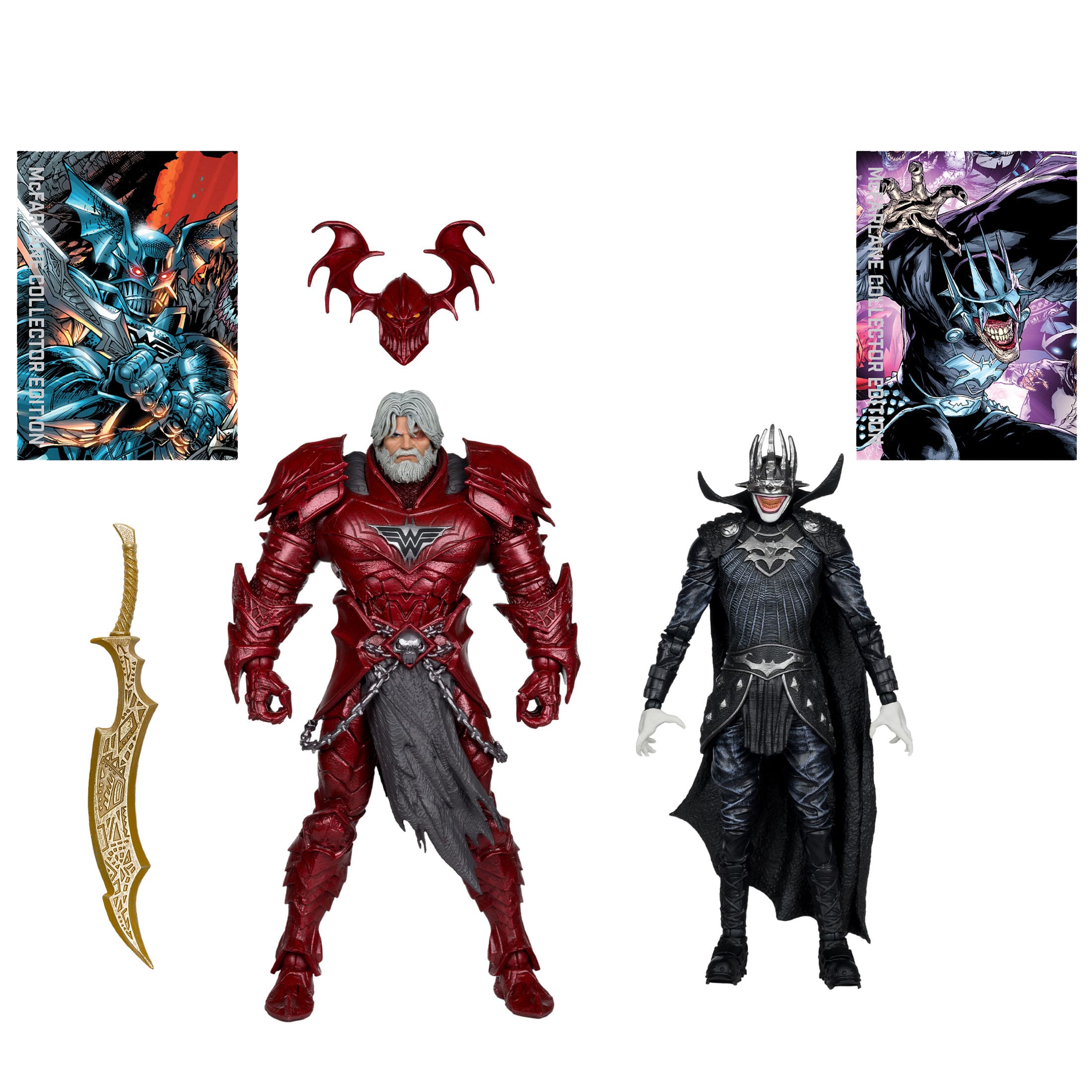 DC Multiverse Collector Edition: Batman Who Laughs (Knight Armor) & Merciless (Dark Multiverse) (2-Pack #04)-Actionfiguren-McFarlane Toys-Mighty Underground
