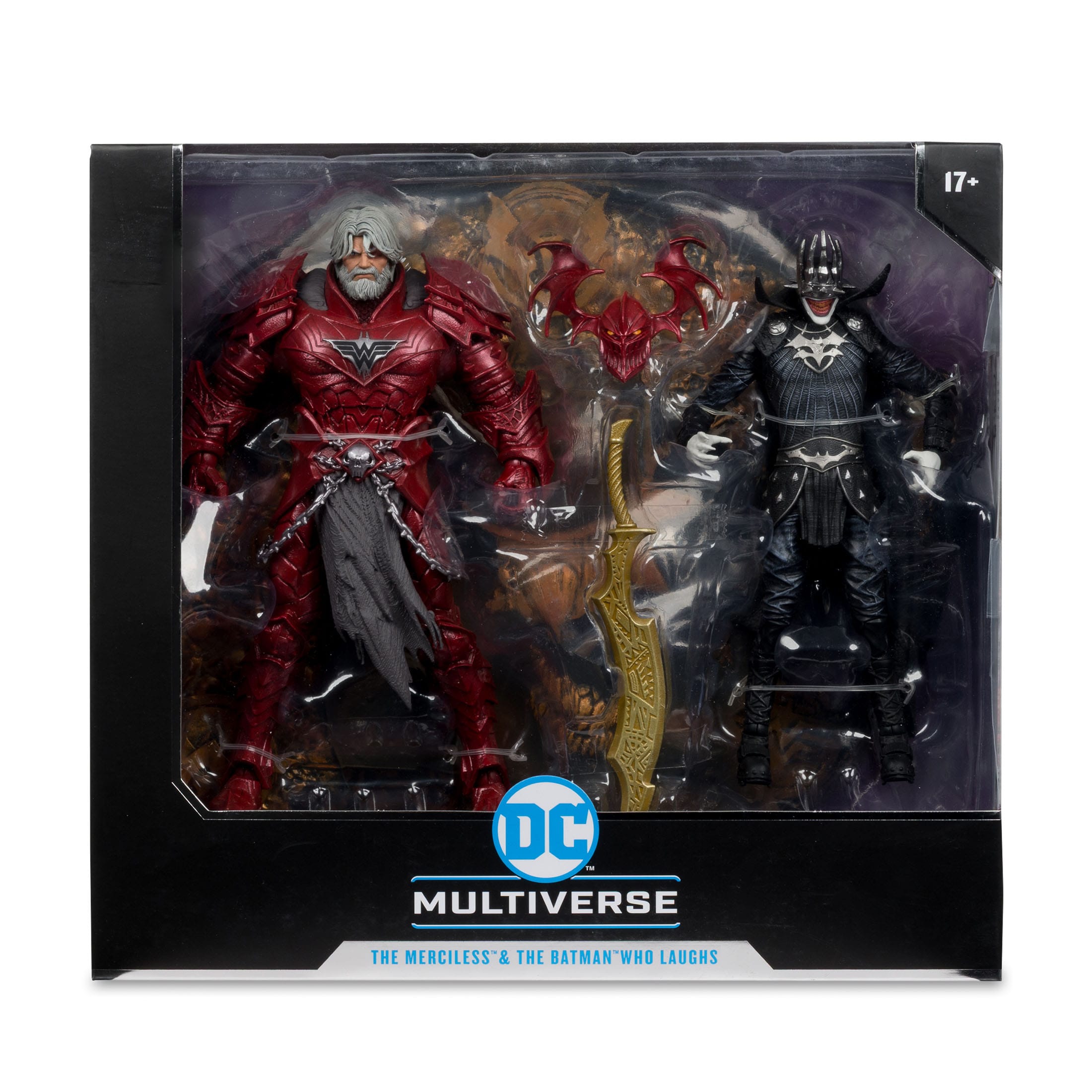 DC Multiverse Collector Edition: Batman Who Laughs (Knight Armor) & Merciless (Dark Multiverse) (2-Pack #04)-Actionfiguren-McFarlane Toys-Mighty Underground
