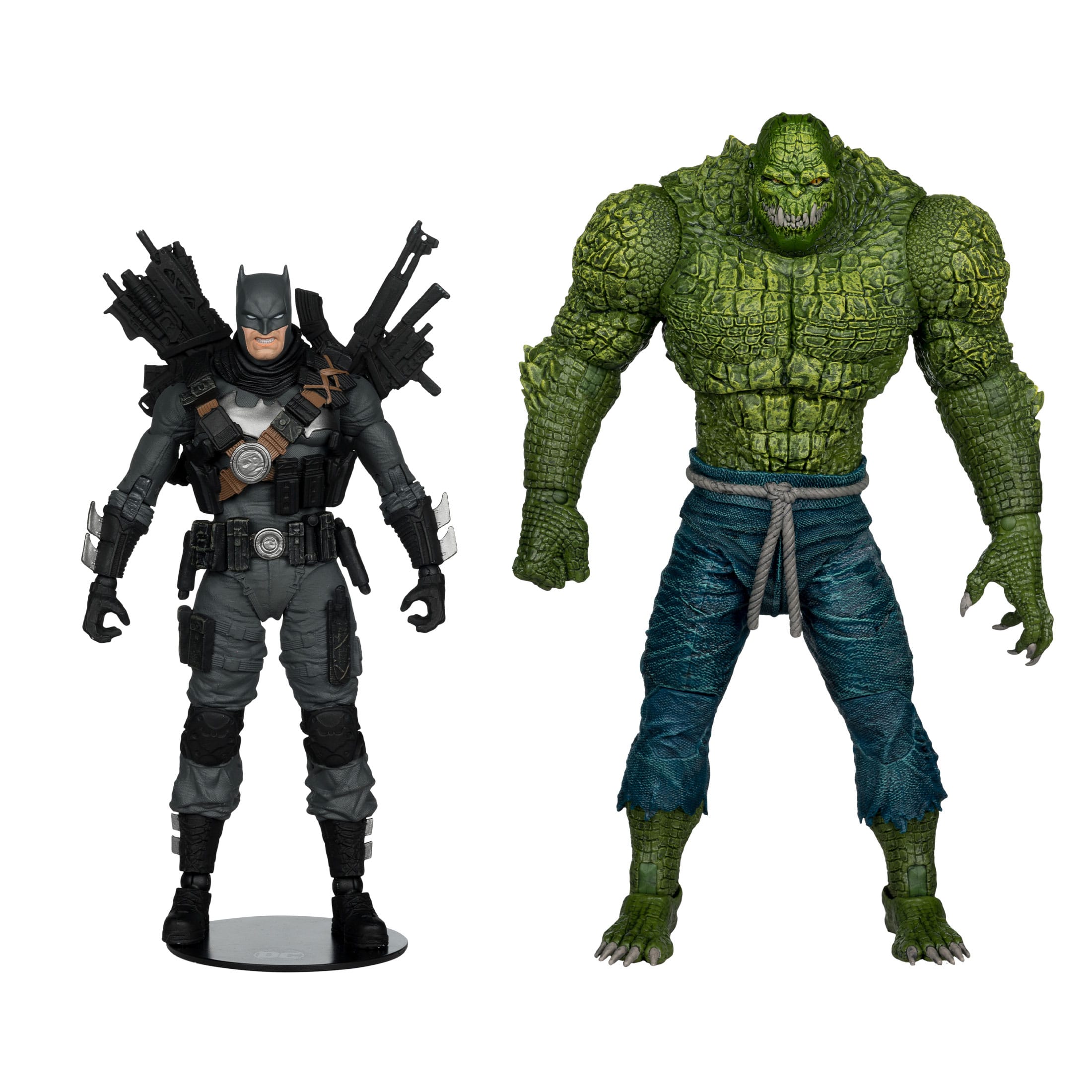 DC Multiverse Collector Edition: Batman vs. Killer Croc (2-Pack #03)-Actionfiguren-McFarlane Toys-Mighty Underground