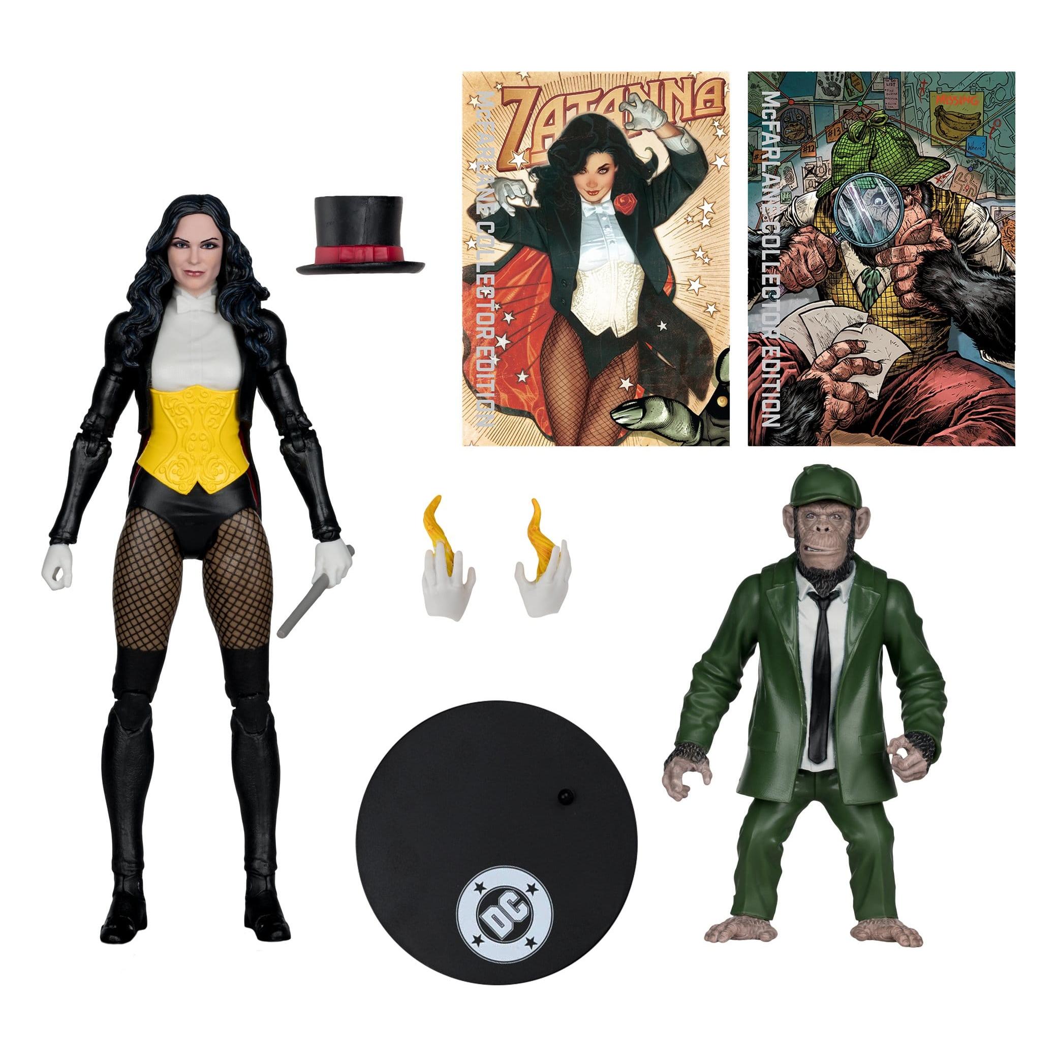 DC Multiverse Collector Edition: Zatanna with Detective Chimp #53-Actionfiguren-McFarlane Toys-Mighty Underground