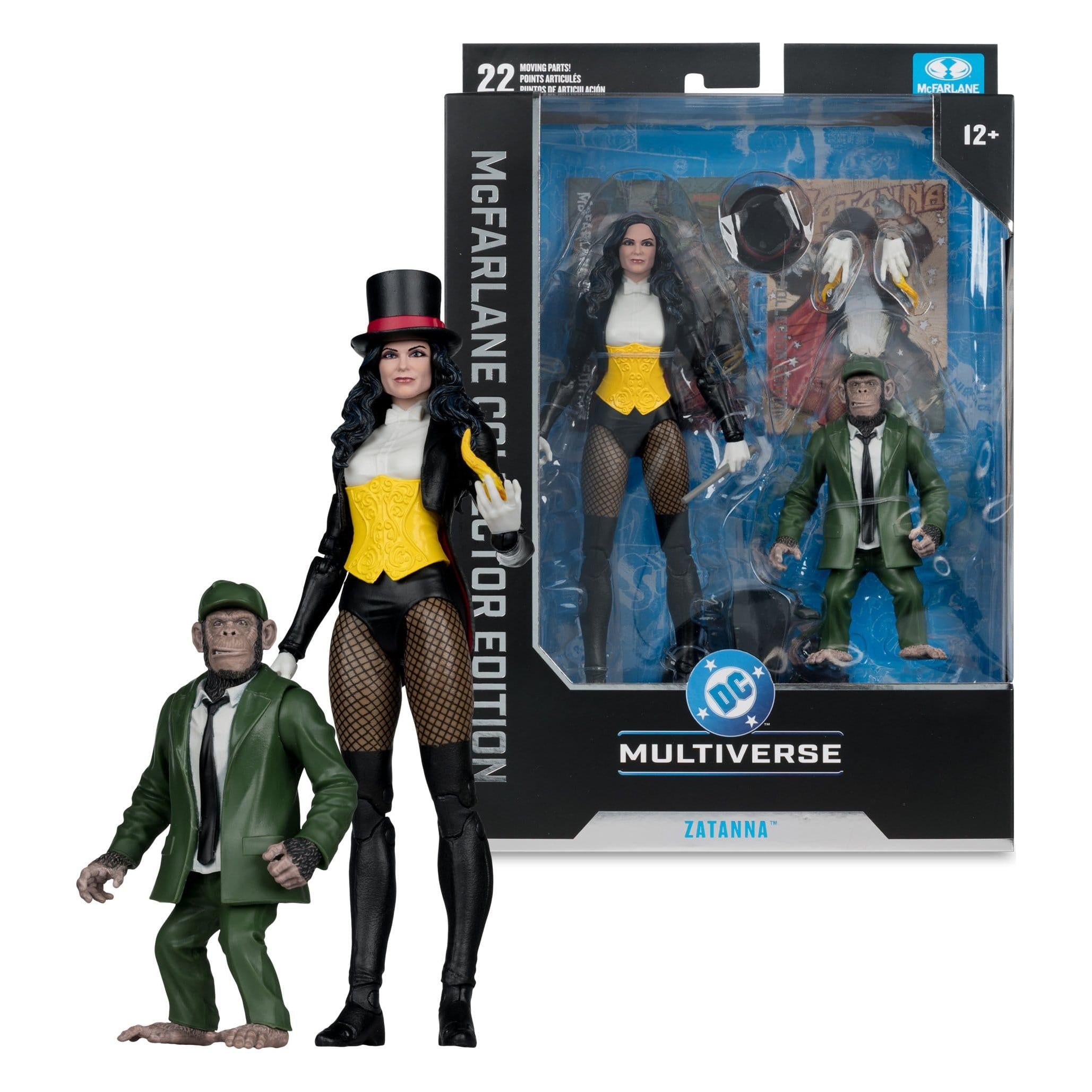 DC Multiverse Collector Edition: Zatanna with Detective Chimp #53-Actionfiguren-McFarlane Toys-Mighty Underground