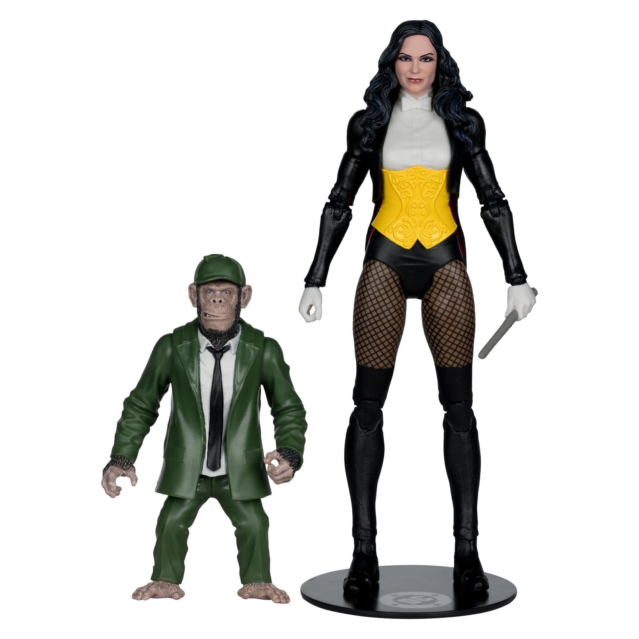 DC Multiverse Collector Edition: Zatanna with Detective Chimp #53-Actionfiguren-McFarlane Toys-Mighty Underground