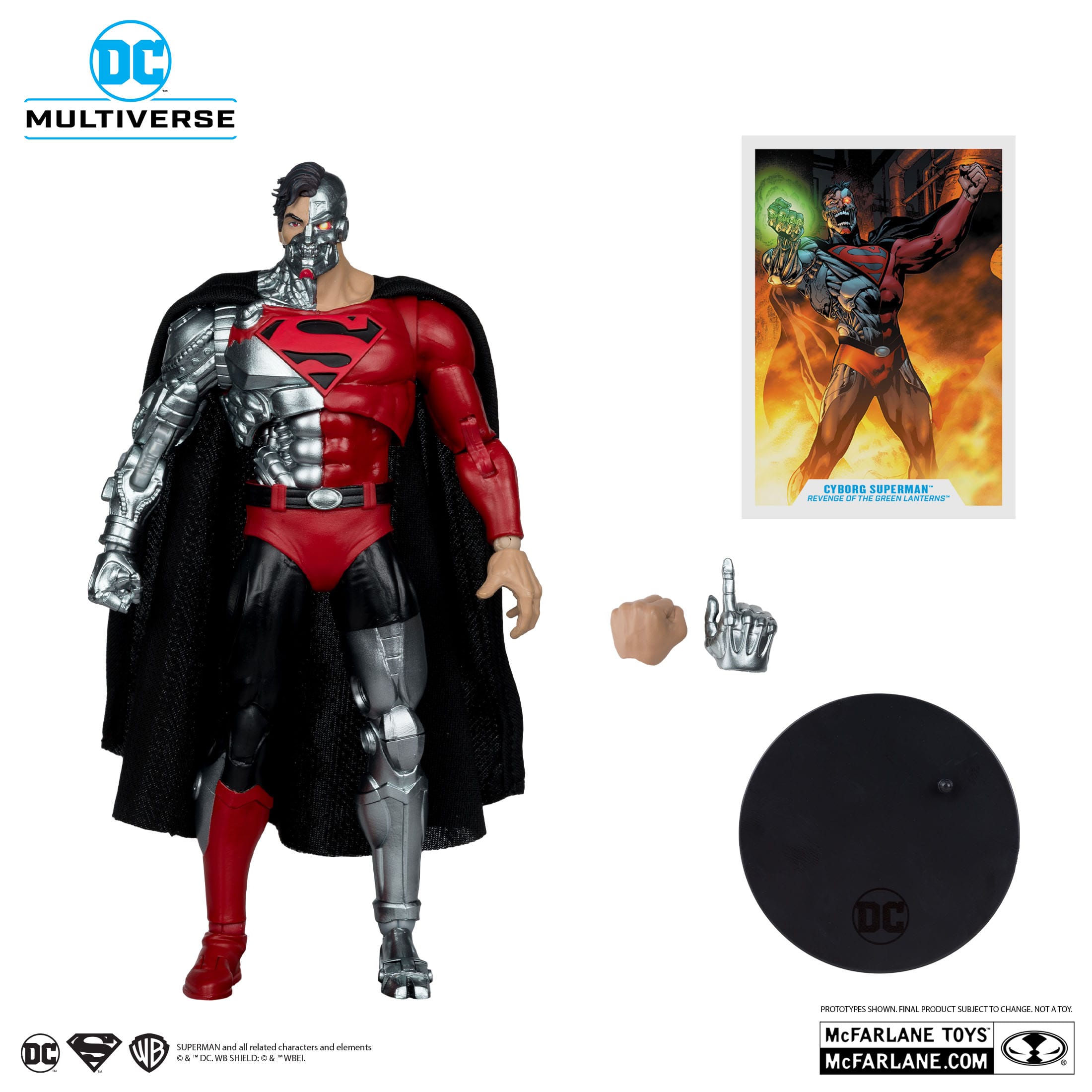 DC Multiverse: Cyborg Superman (Revenge of the Green Lanterns)-Actionfiguren-McFarlane Toys-Mighty Underground