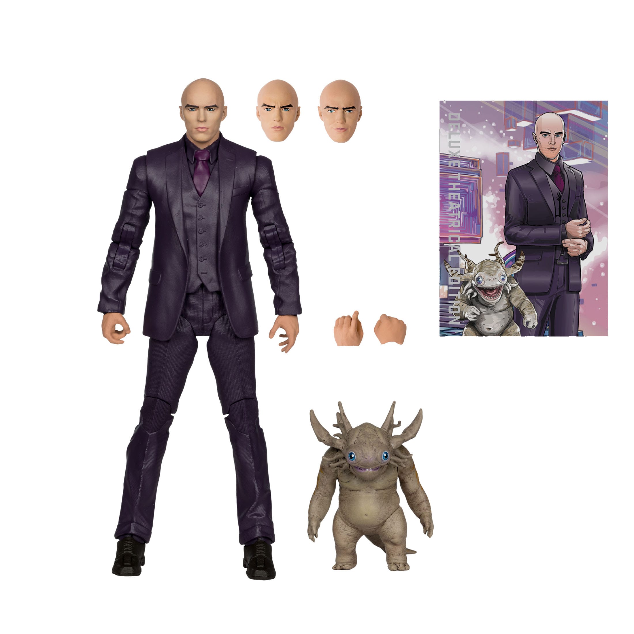 DC Multiverse Deluxe: Lex Luthor with Baby Kaiju (Superman 2025, Theatrical Edition)-Actionfiguren-McFarlane Toys-Mighty Underground