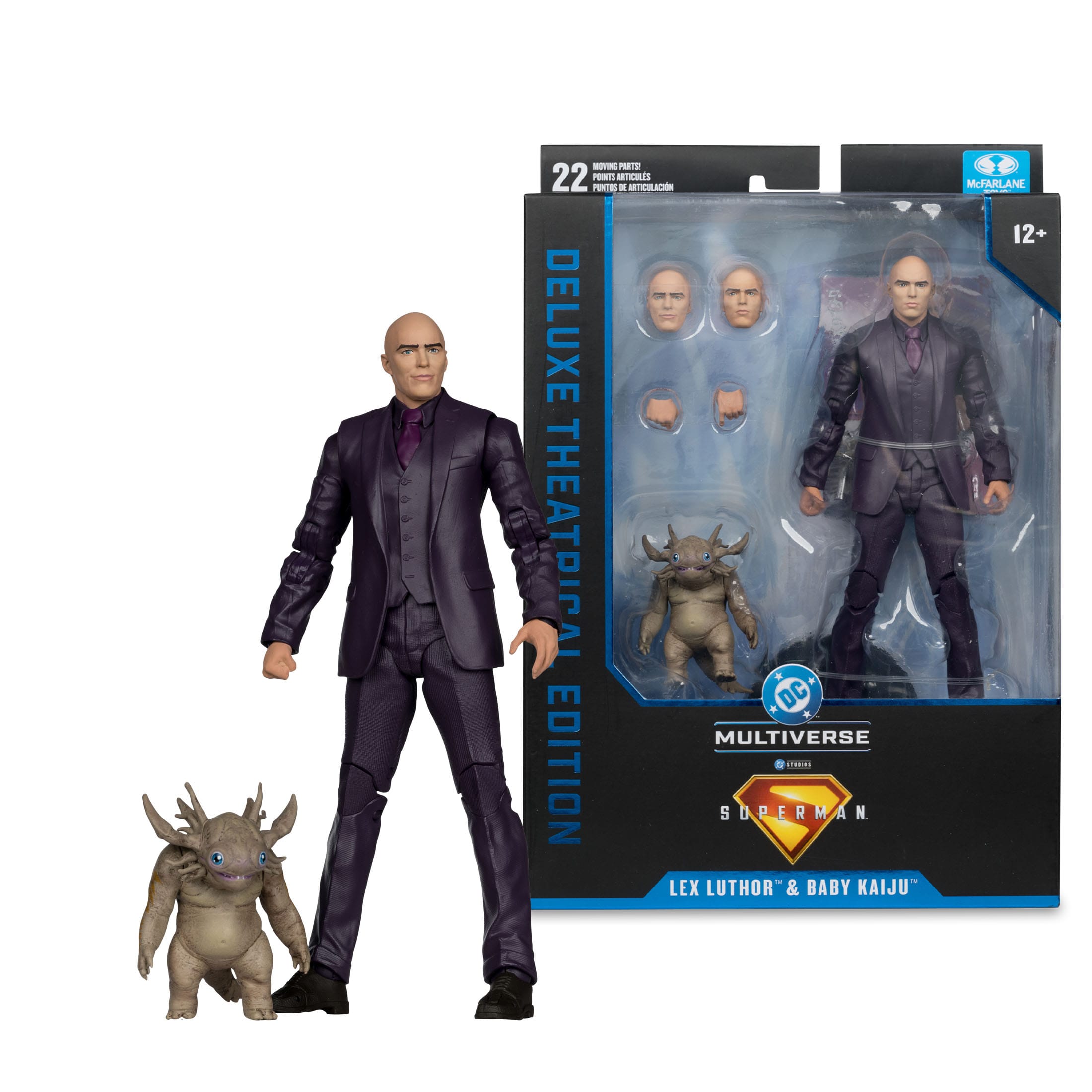 DC Multiverse Deluxe: Lex Luthor with Baby Kaiju (Superman 2025, Theatrical Edition)-Actionfiguren-McFarlane Toys-Mighty Underground
