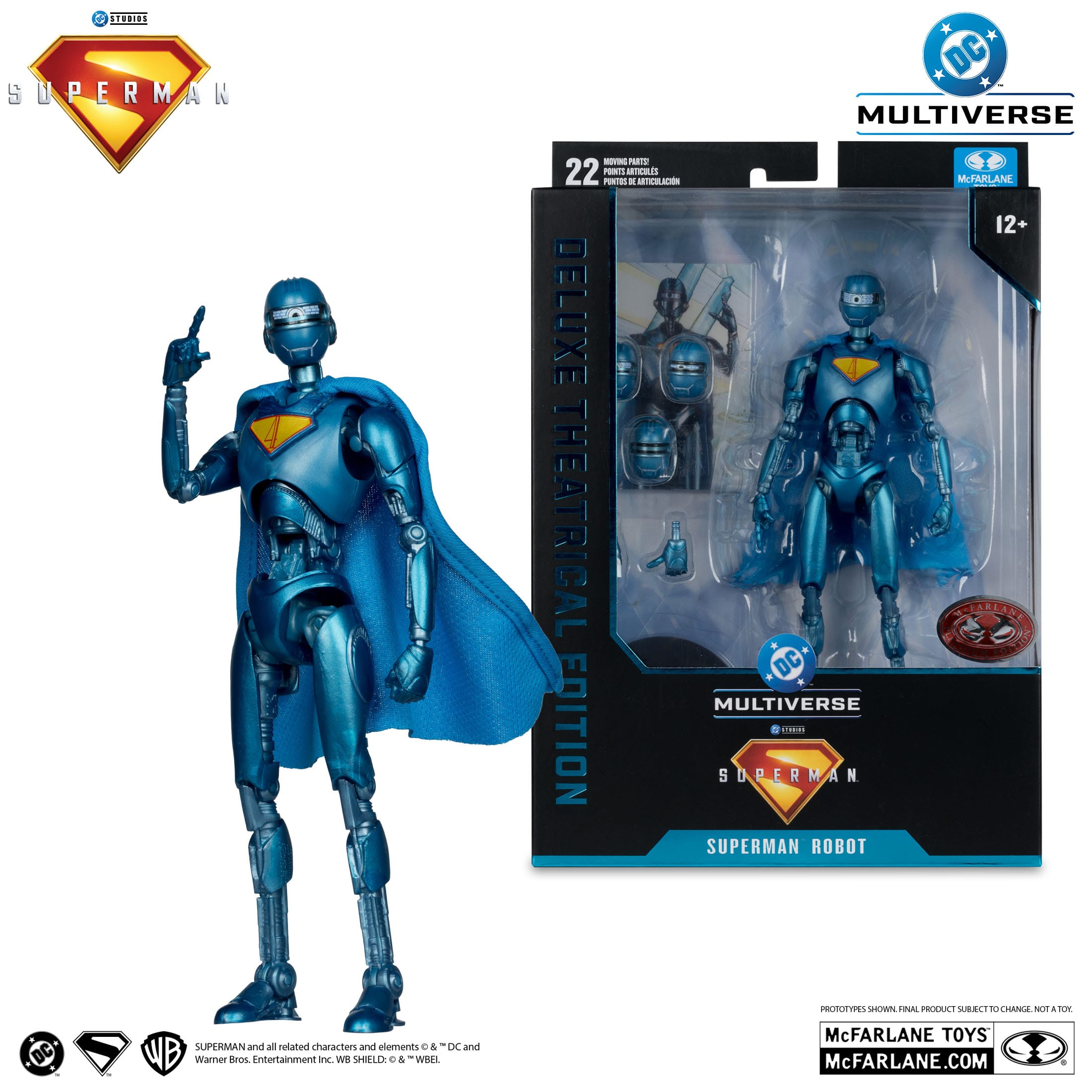 DC Multiverse Deluxe: Superman Robot (Superman 2025, Theatrical Edition)-Actionfiguren-McFarlane Toys-Mighty Underground
