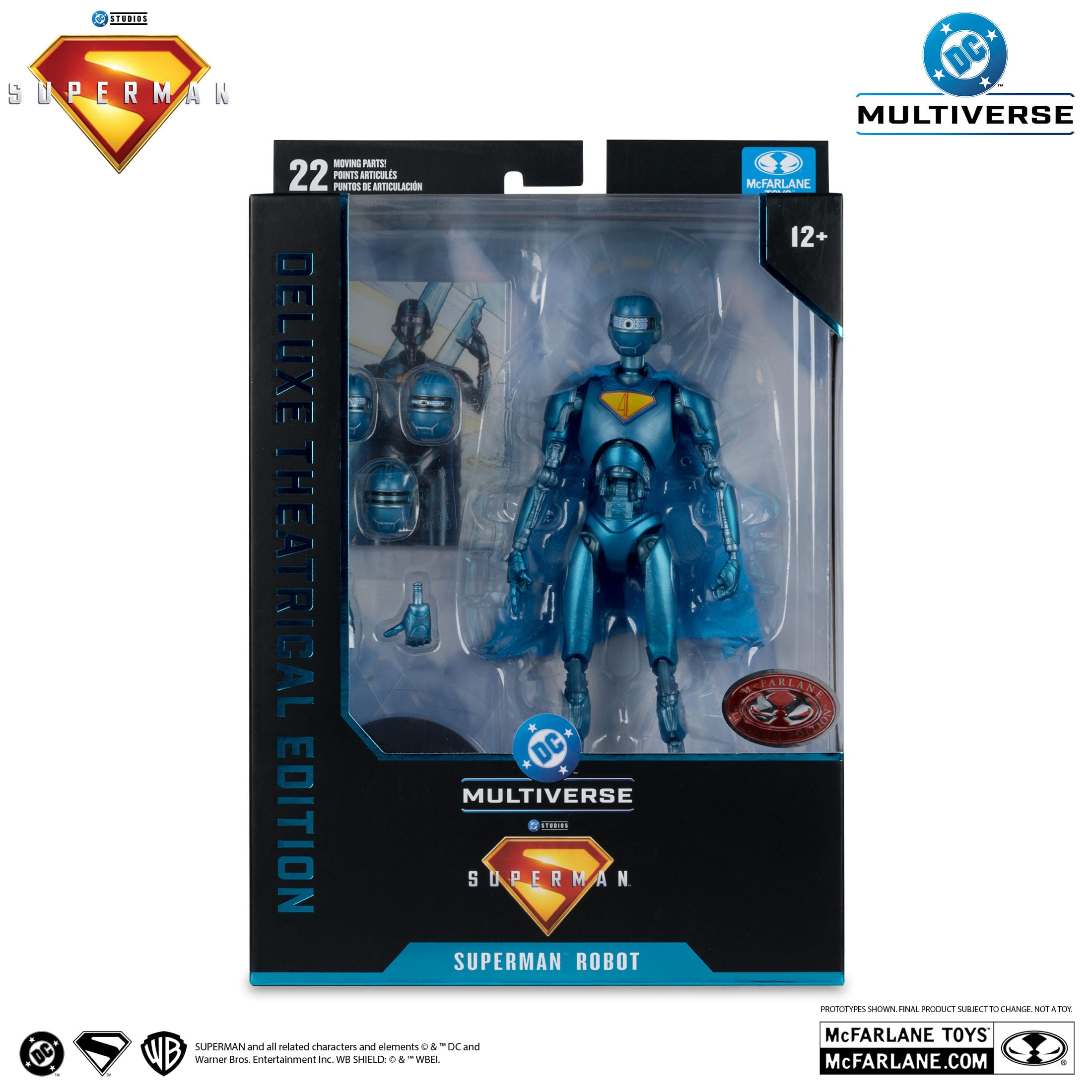 DC Multiverse Deluxe: Superman Robot (Superman 2025, Theatrical Edition)-Actionfiguren-McFarlane Toys-Mighty Underground