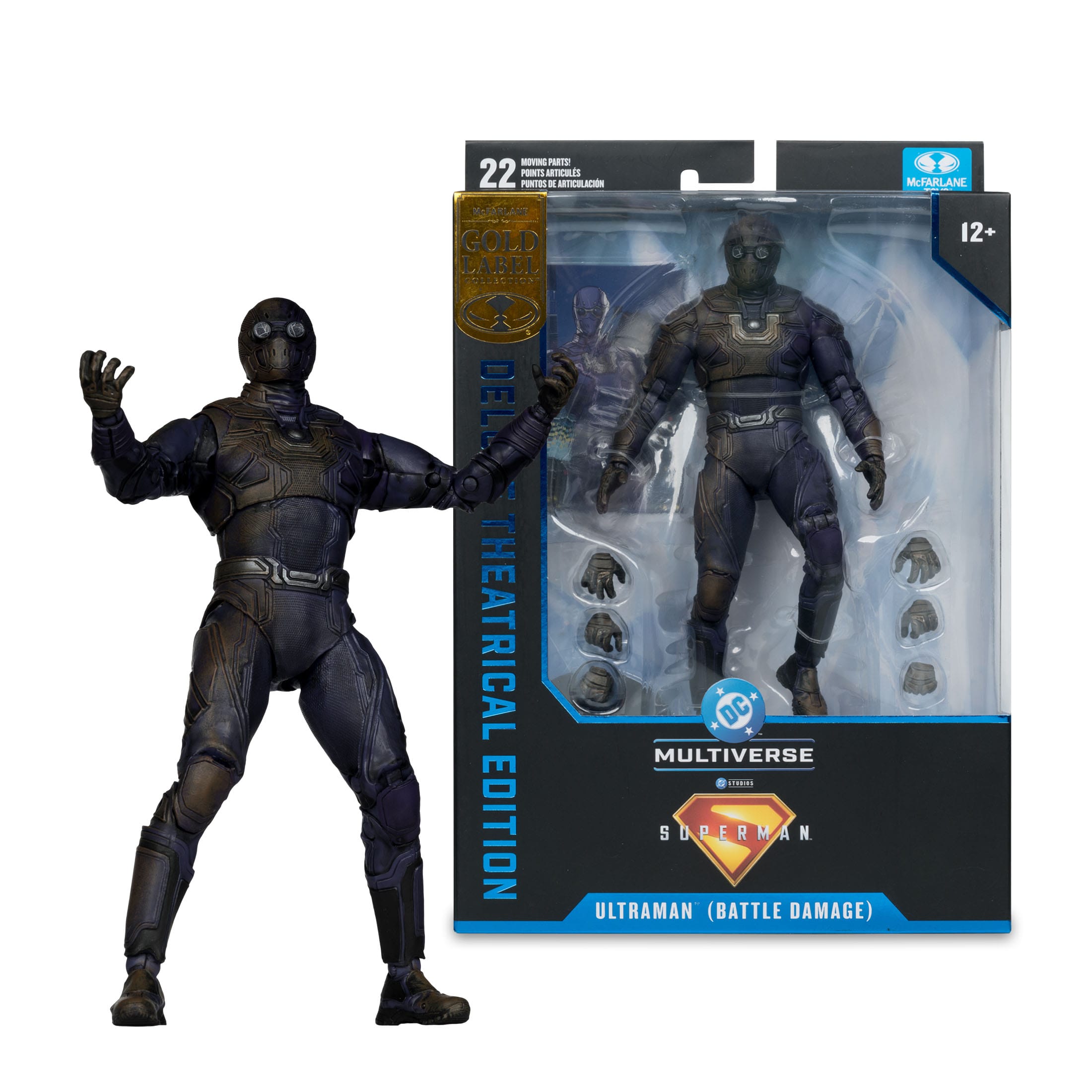 DC Multiverse Deluxe: Ultraman (Superman 2025, Battle Damaged, Theatrical Edition)-Actionfiguren-McFarlane Toys-Mighty Underground