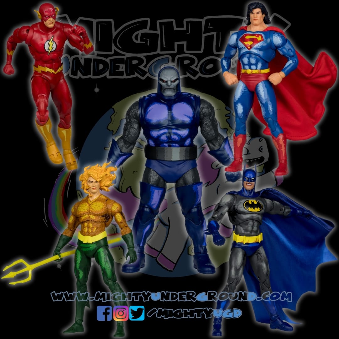DC Multiverse: Justice League Task Force - 6 Figuren + Darkseid BAF-Set-Actionfiguren-McFarlane Toys-Mighty Underground