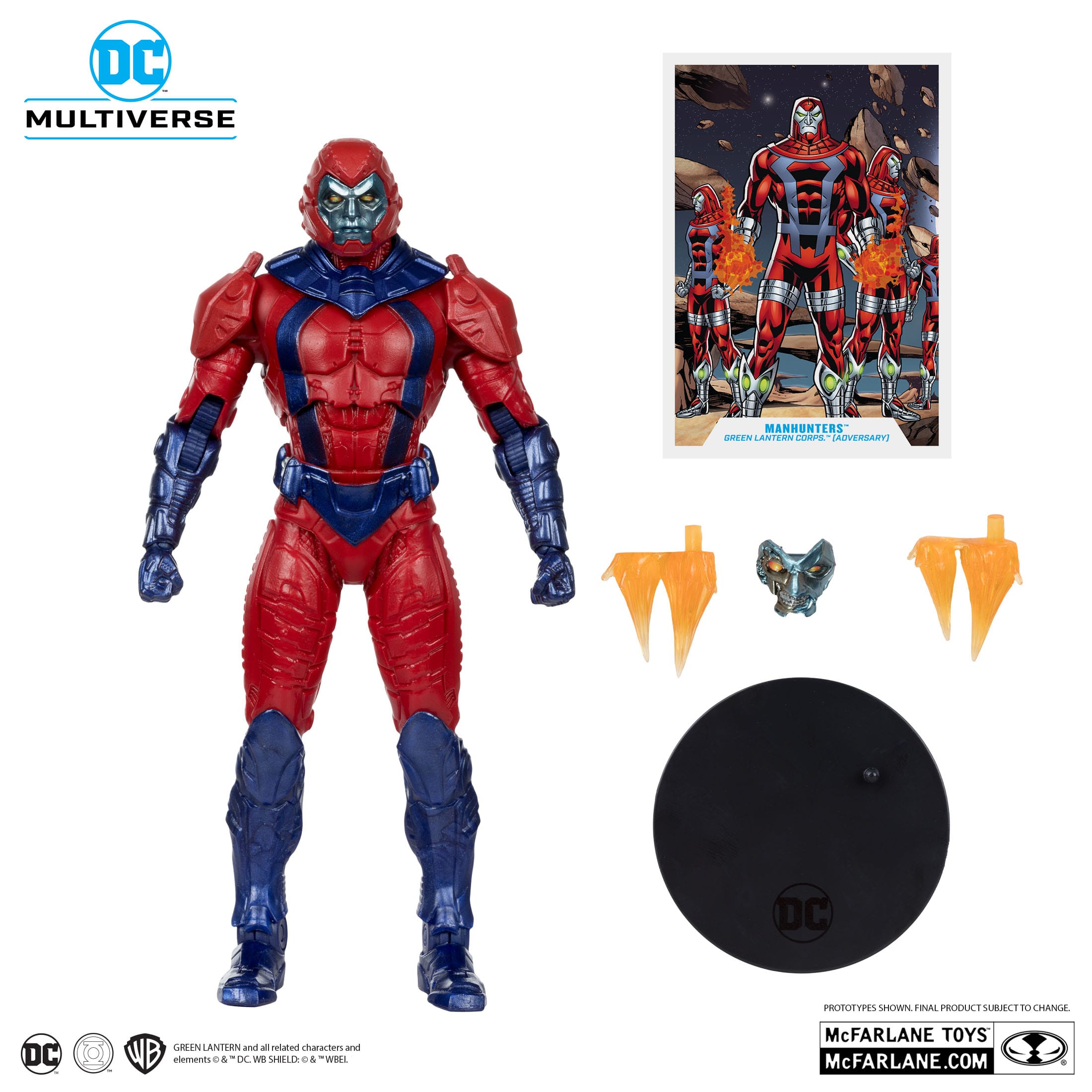 DC Multiverse: Manhunters (Green Lantern Corps - Adversary, Platinum Edition)-Actionfiguren-McFarlane Toys-Mighty Underground