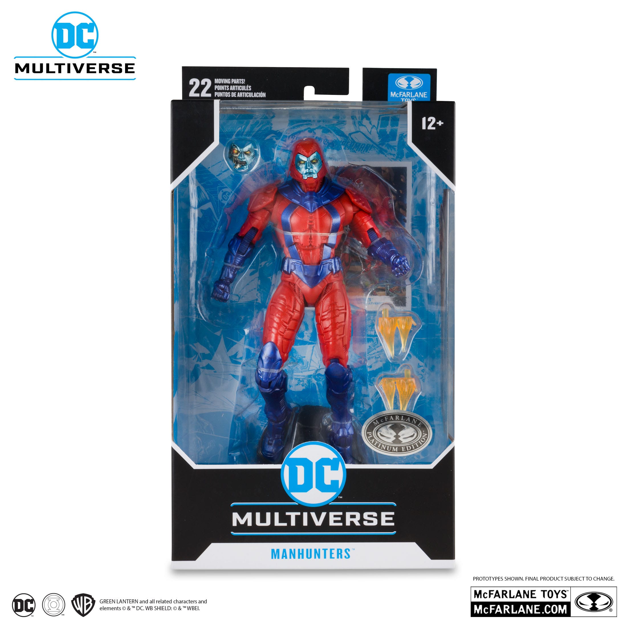 DC Multiverse: Manhunters (Green Lantern Corps - Adversary, Platinum Edition)-Actionfiguren-McFarlane Toys-Mighty Underground