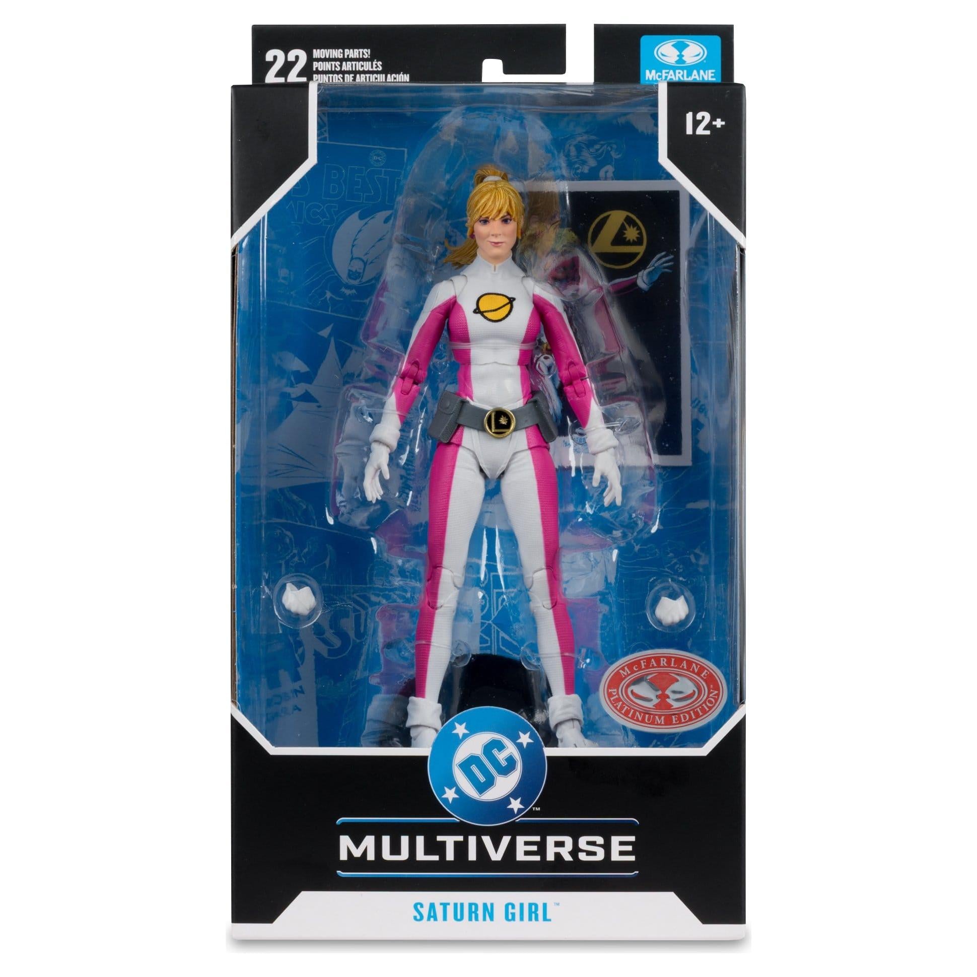 DC Multiverse: Saturn Girl (DC Classic) (Red Platinum Edition)-Actionfiguren-McFarlane Toys-Mighty Underground