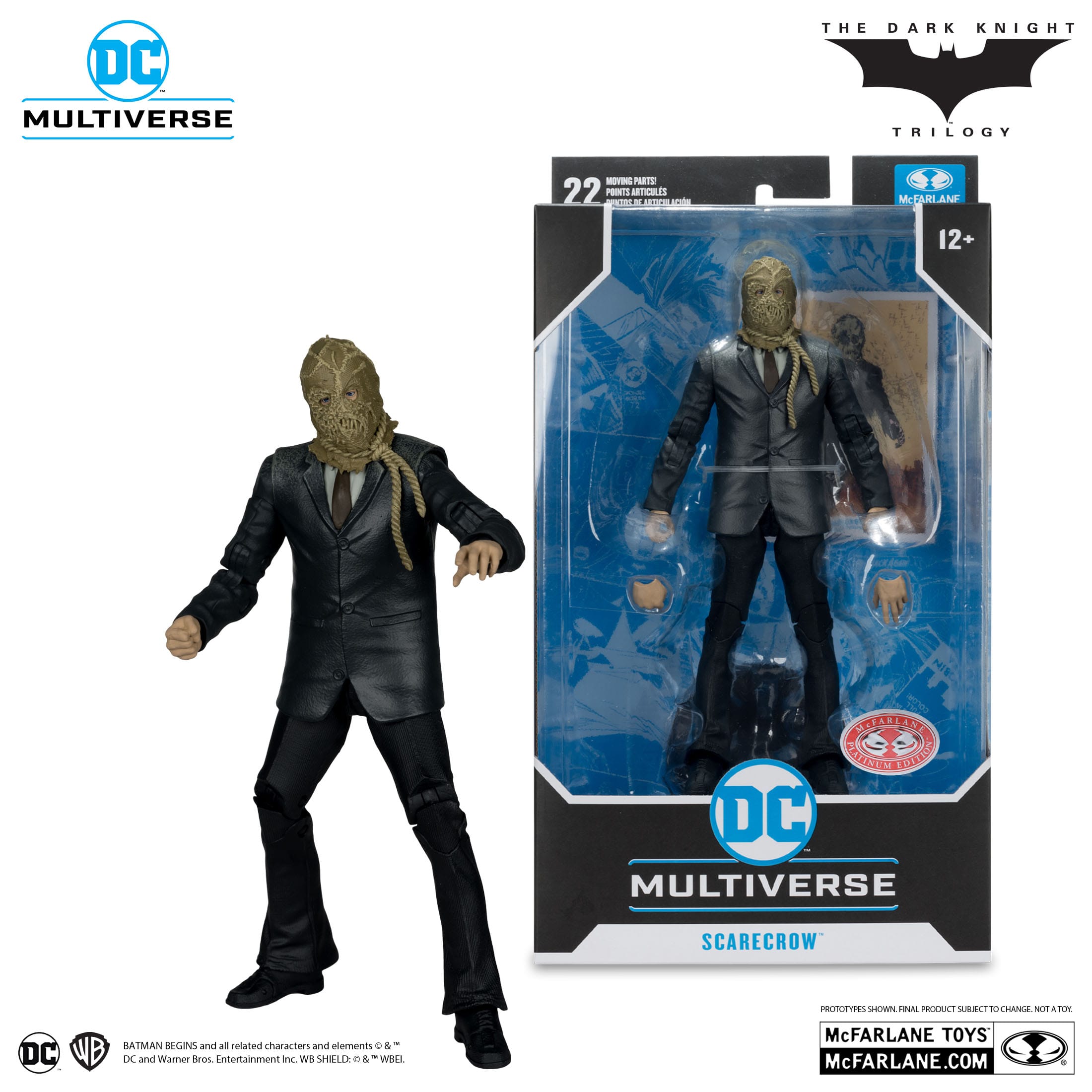 DC Multiverse: Scarecrow (Batman Begins, Red Platinum Edition)-Actionfiguren-McFarlane Toys-Mighty Underground