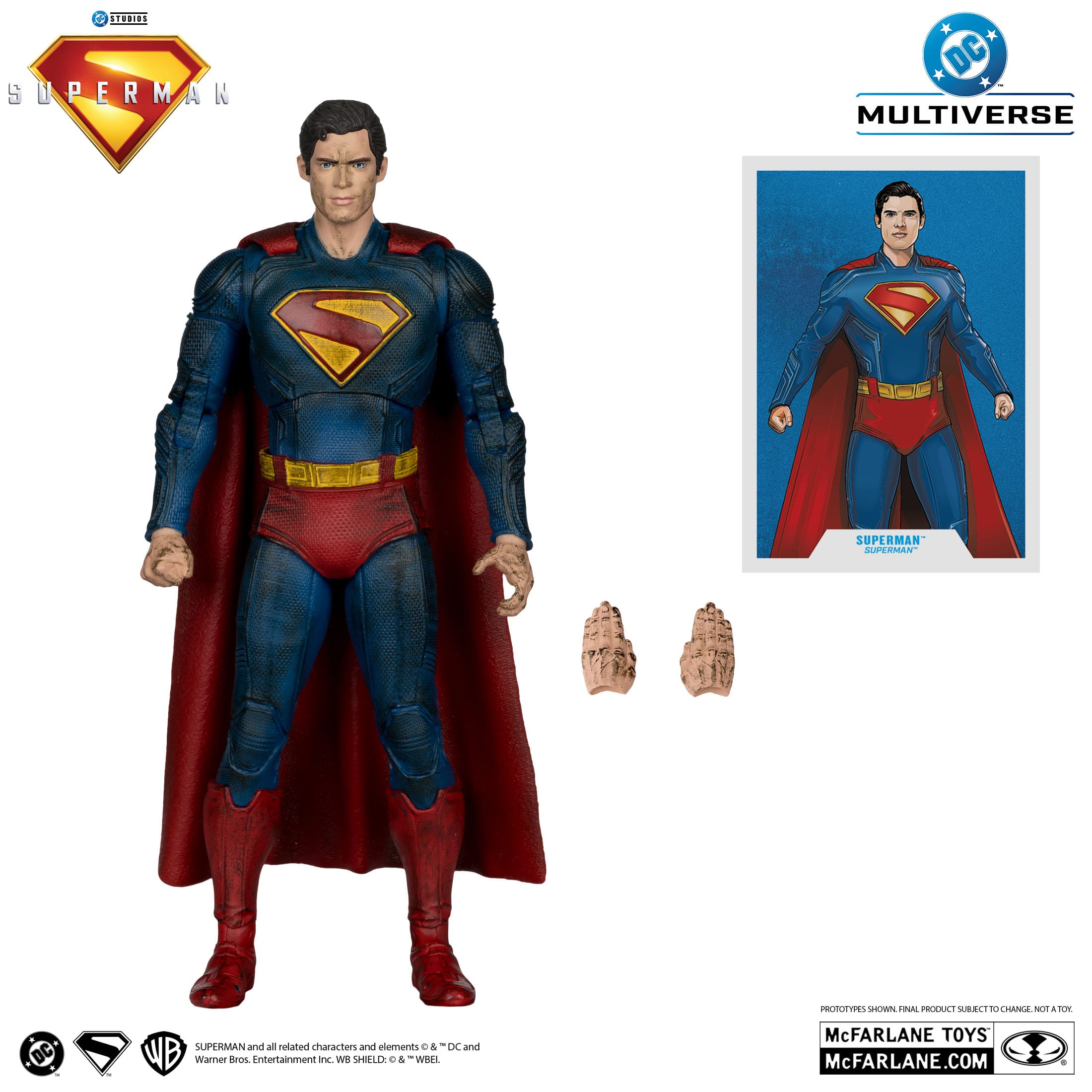 DC Multiverse: Superman (Battle Damage) (Superman 2025)-Actionfiguren-McFarlane Toys-Mighty Underground
