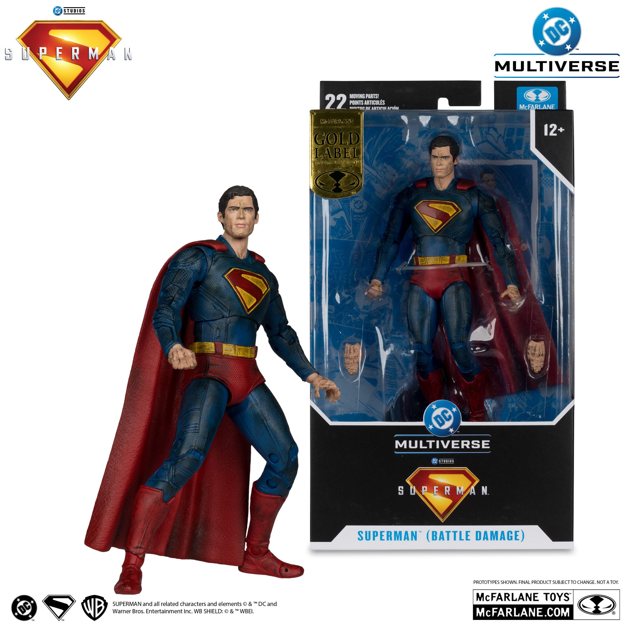 DC Multiverse: Superman (Battle Damage) (Superman 2025)-Actionfiguren-McFarlane Toys-Mighty Underground