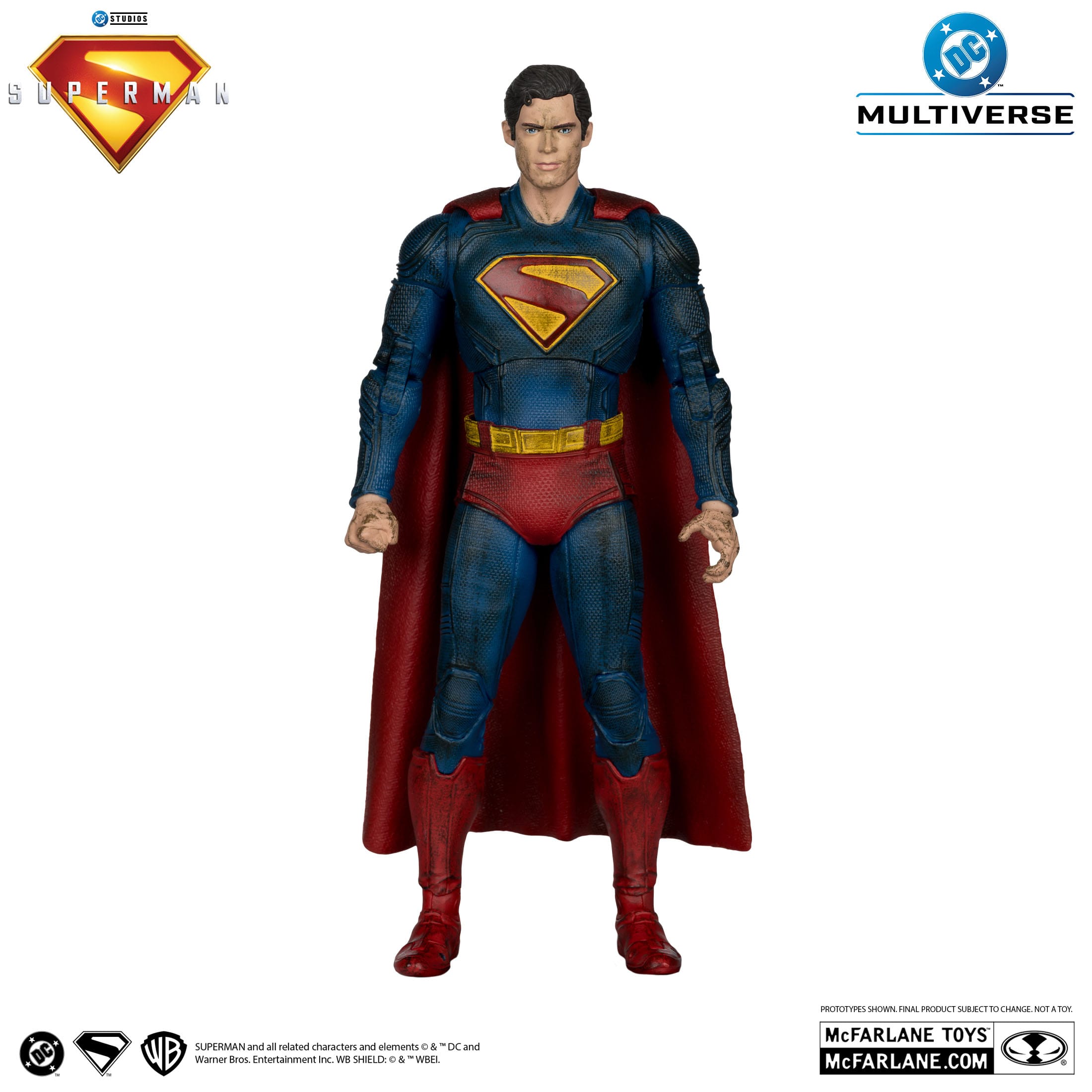 DC Multiverse: Superman (Battle Damage) (Superman 2025)-Actionfiguren-McFarlane Toys-Mighty Underground