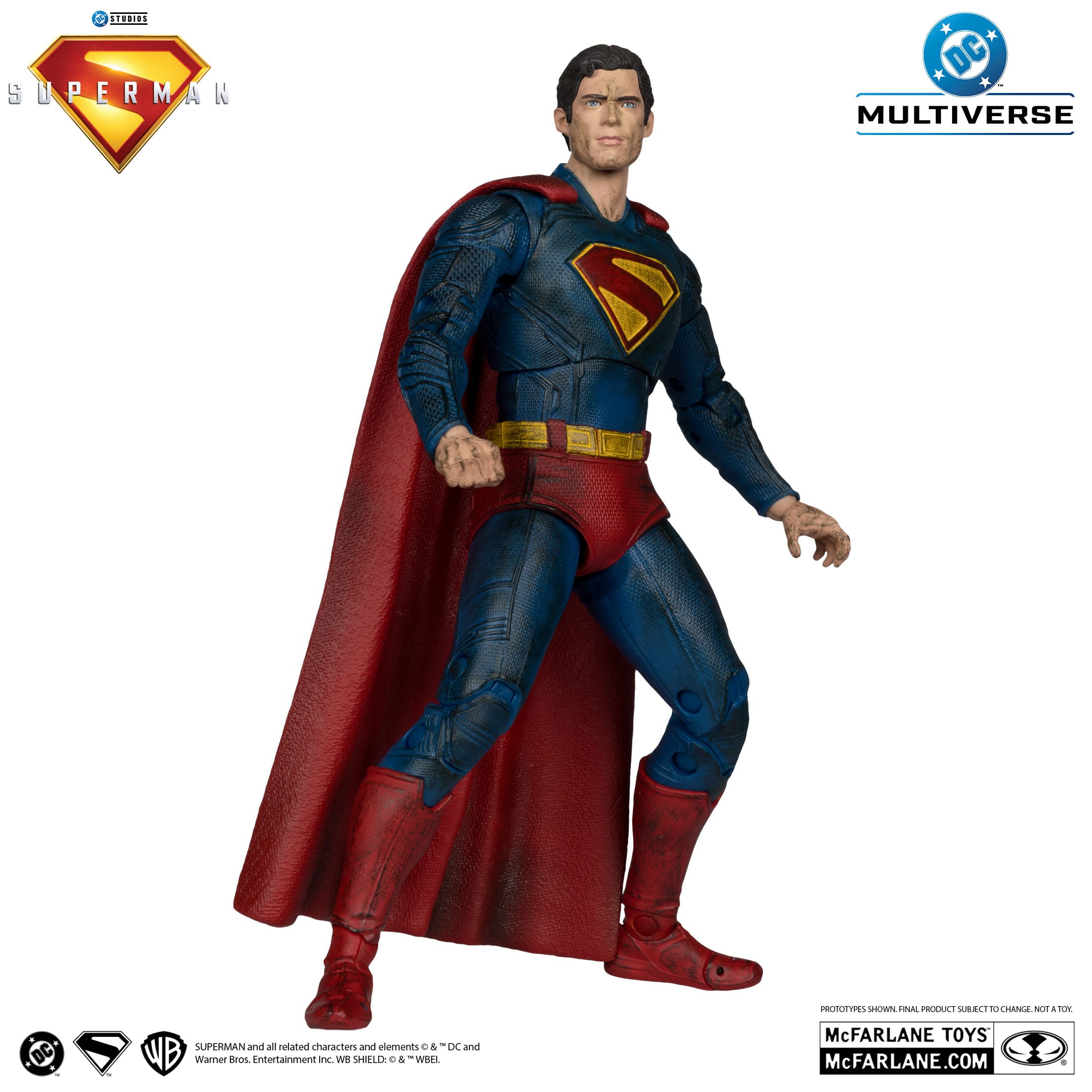 DC Multiverse: Superman (Battle Damage) (Superman 2025)-Actionfiguren-McFarlane Toys-Mighty Underground
