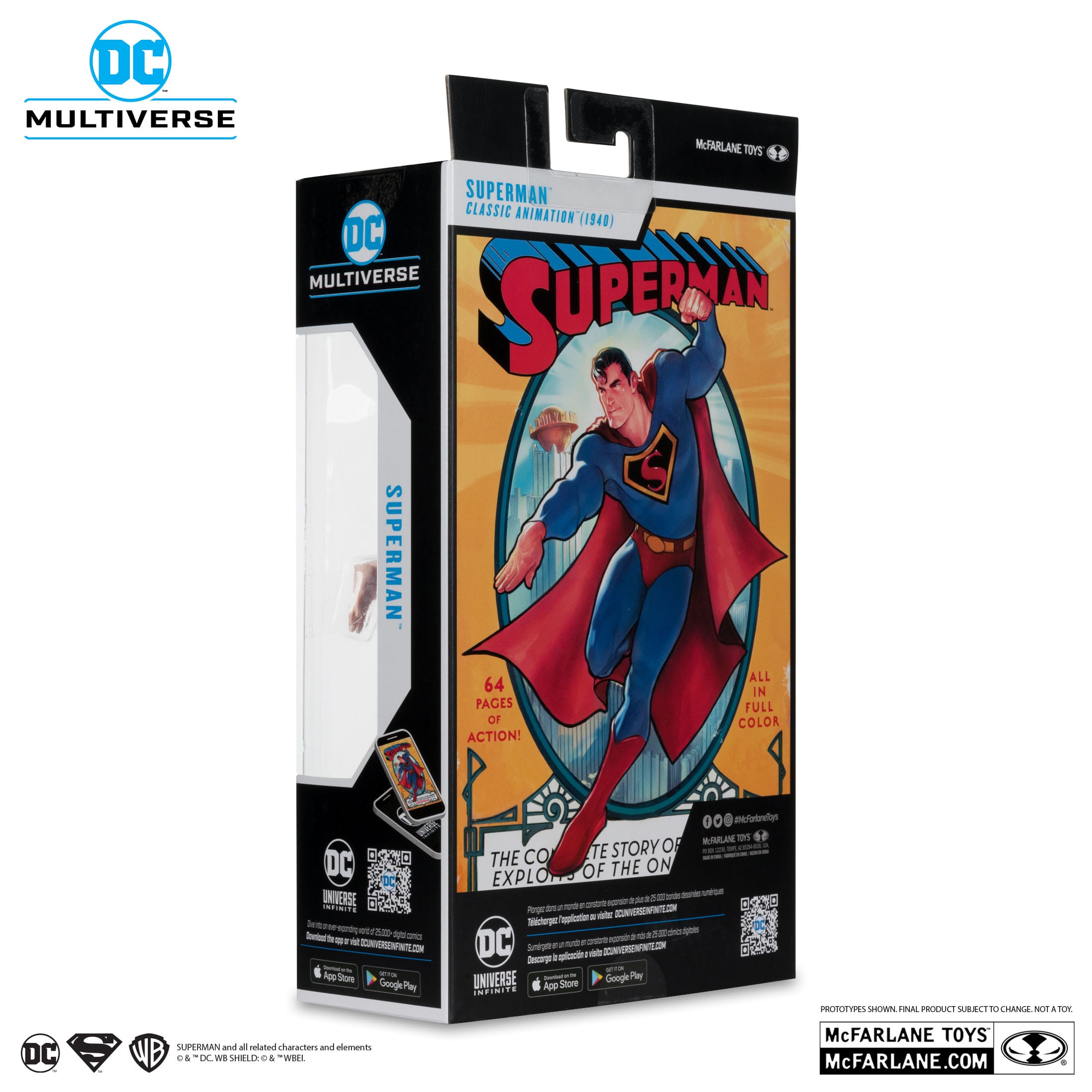 DC Multiverse: Superman (Classic Animation 1940)-Actionfiguren-McFarlane Toys-Mighty Underground