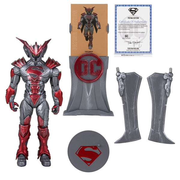 DC Multiverse: Superman Unchained Armor (Patina, Gold Label)-Actionfiguren-McFarlane Toys-Mighty Underground
