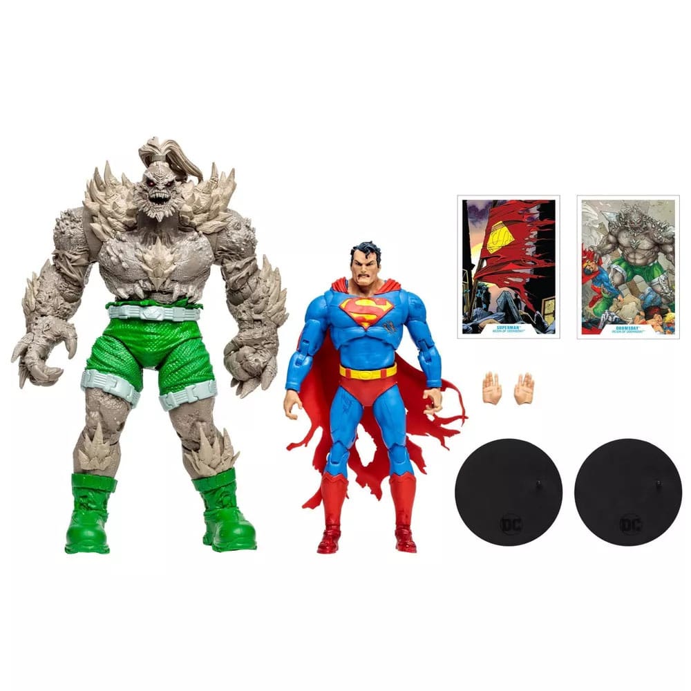 DC Multiverse: Superman vs Doomsday (Gold Label)-Actionfiguren-McFarlane Toys-Mighty Underground