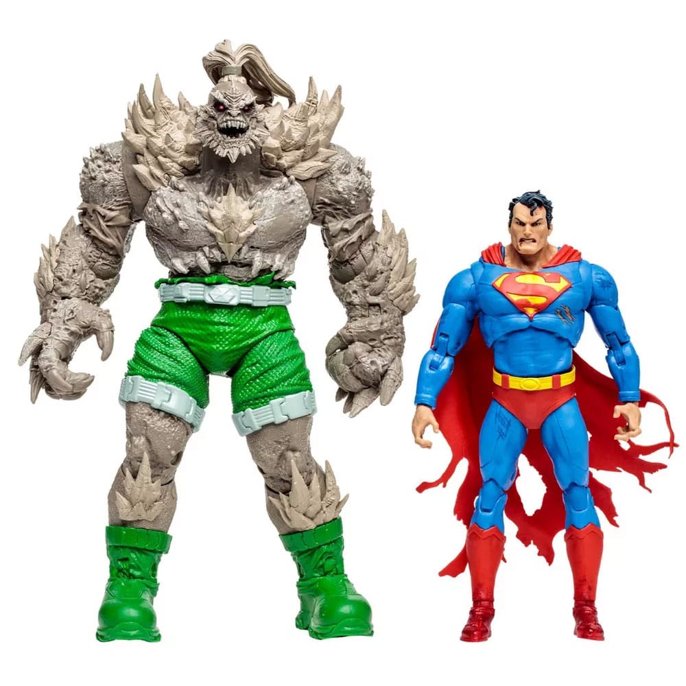 DC Multiverse: Superman vs Doomsday (Gold Label)-Actionfiguren-McFarlane Toys-Mighty Underground