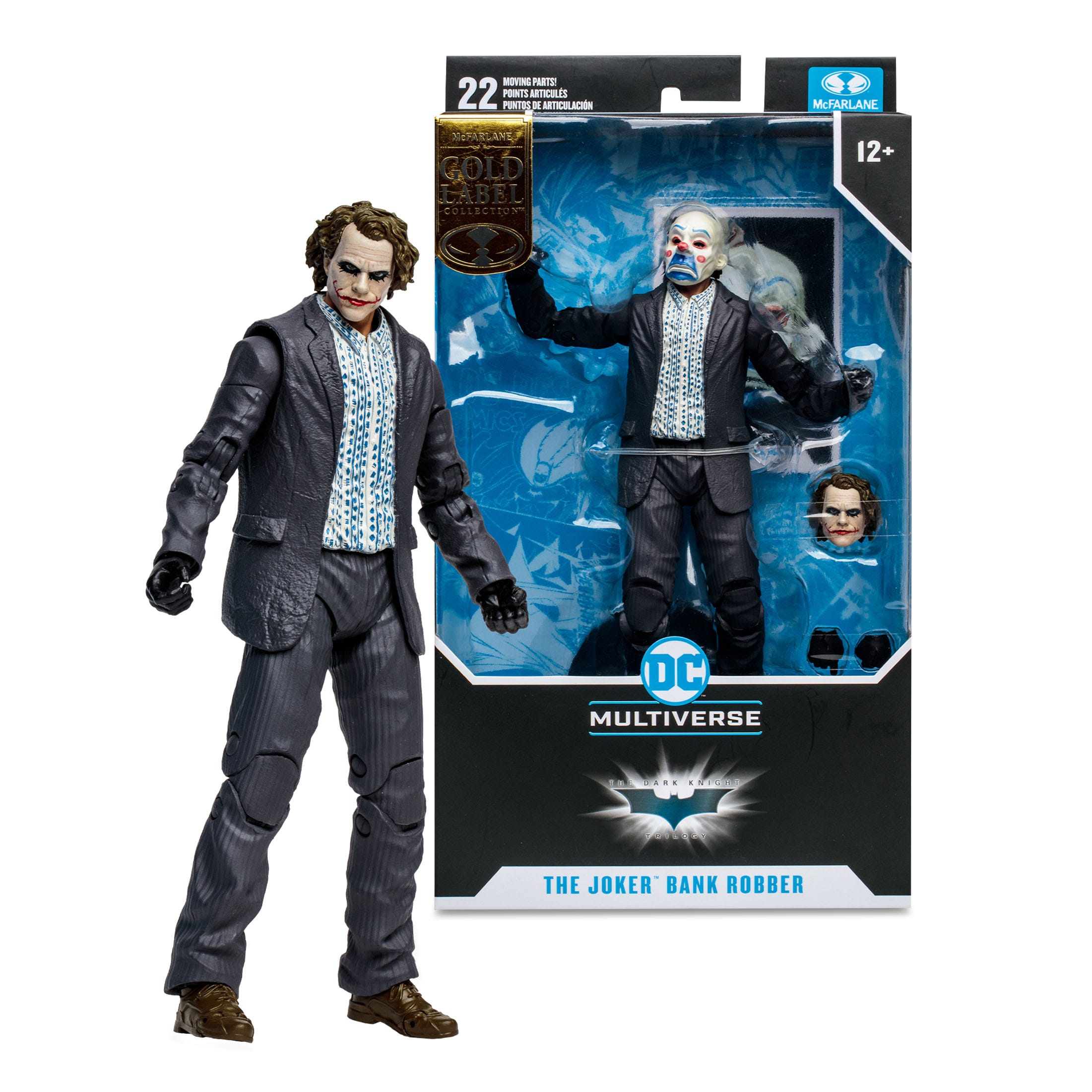 DC Multiverse: The Joker (The Dark Knight, Bank Robber Variant)-Actionfiguren-McFarlane Toys-Mighty Underground
