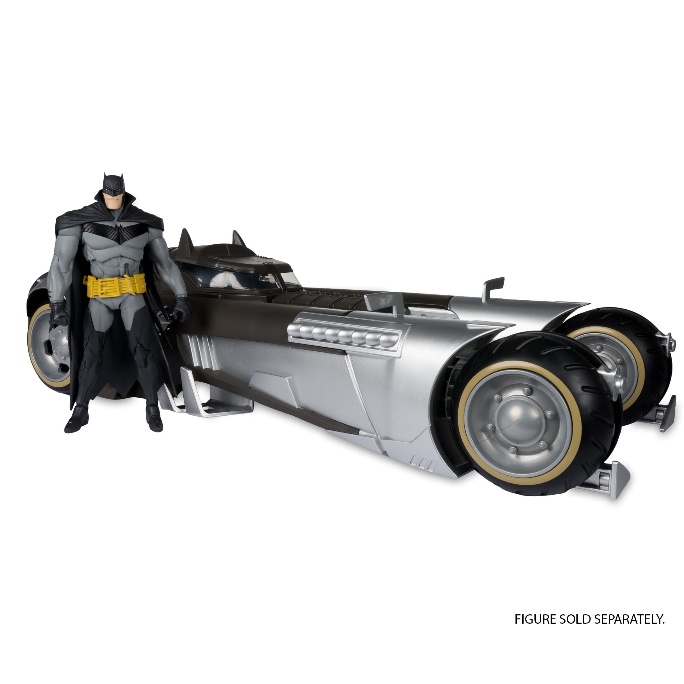 DC Multiverse: White Knight Batmobile (Gold Label)-Actionfiguren-McFarlane Toys-Mighty Underground